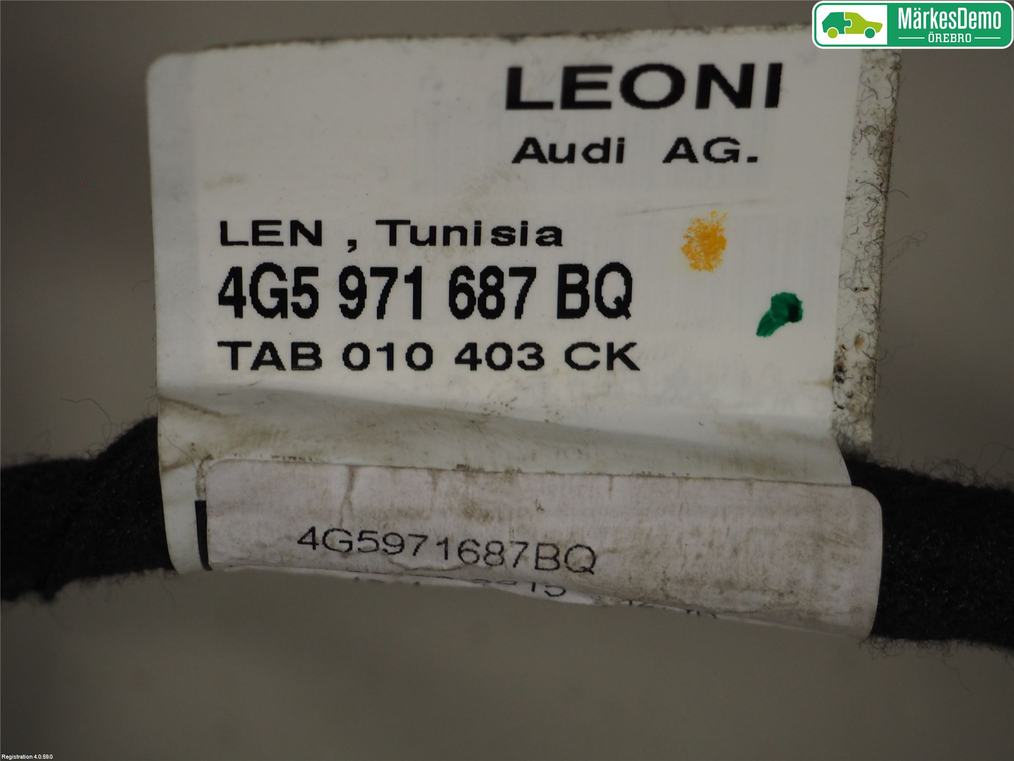 Audi A6/S6 4G 11-18 Kabelhärva