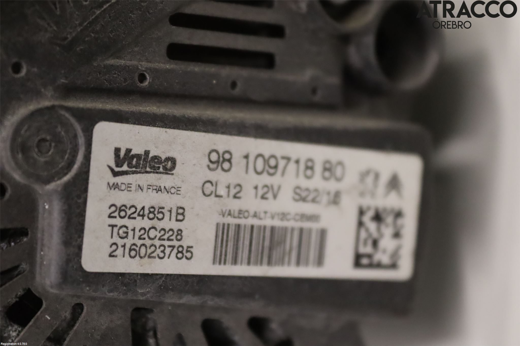 Citroen C4 CACTUS 14-20 Generator