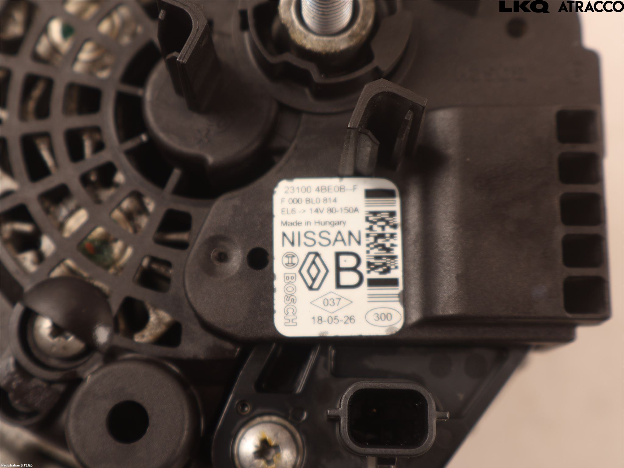 Nissan QASHQAI 17-21 Generator