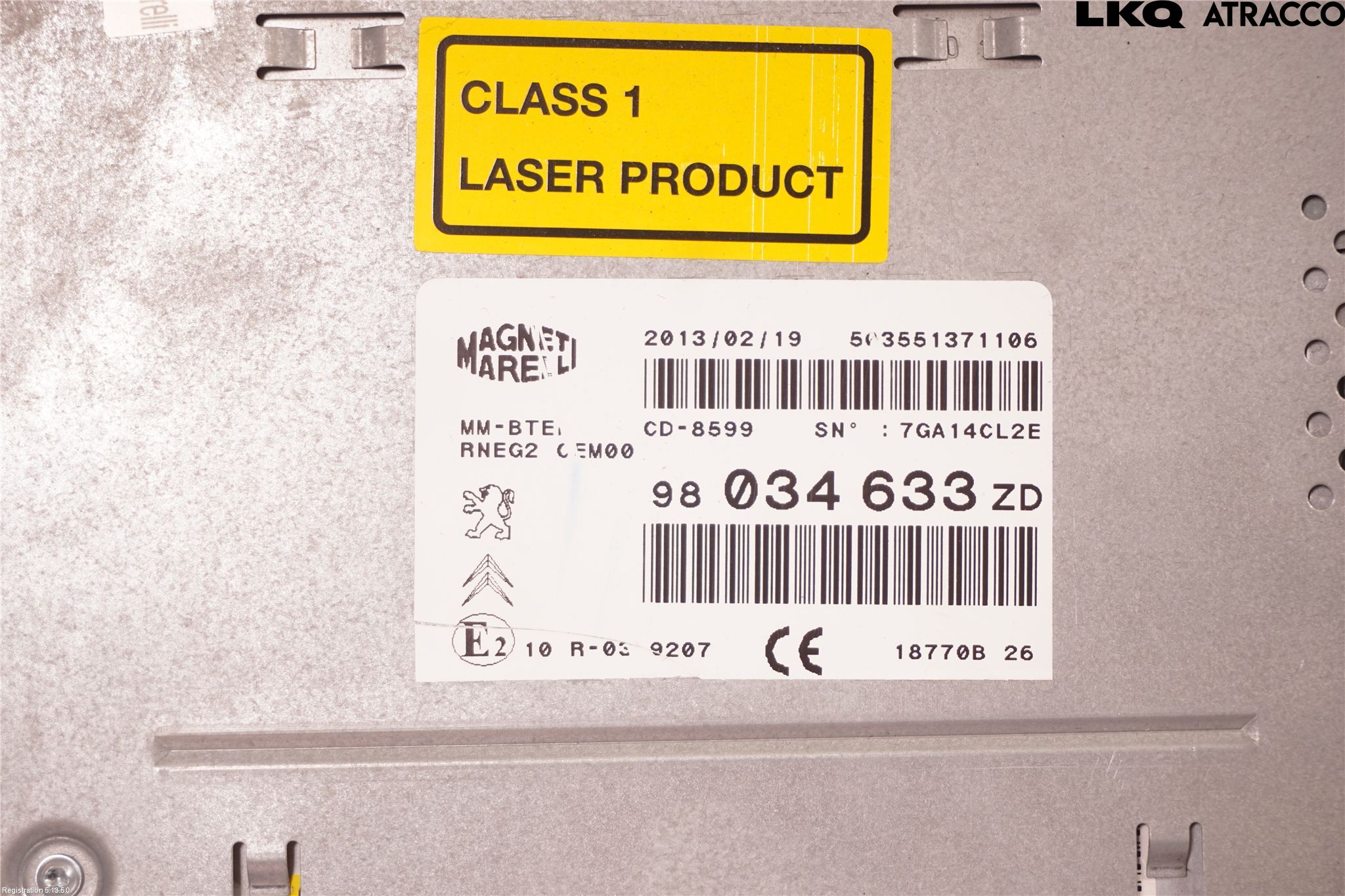 Citroen C5 08-17 Cd Radio - Multimediapanel
