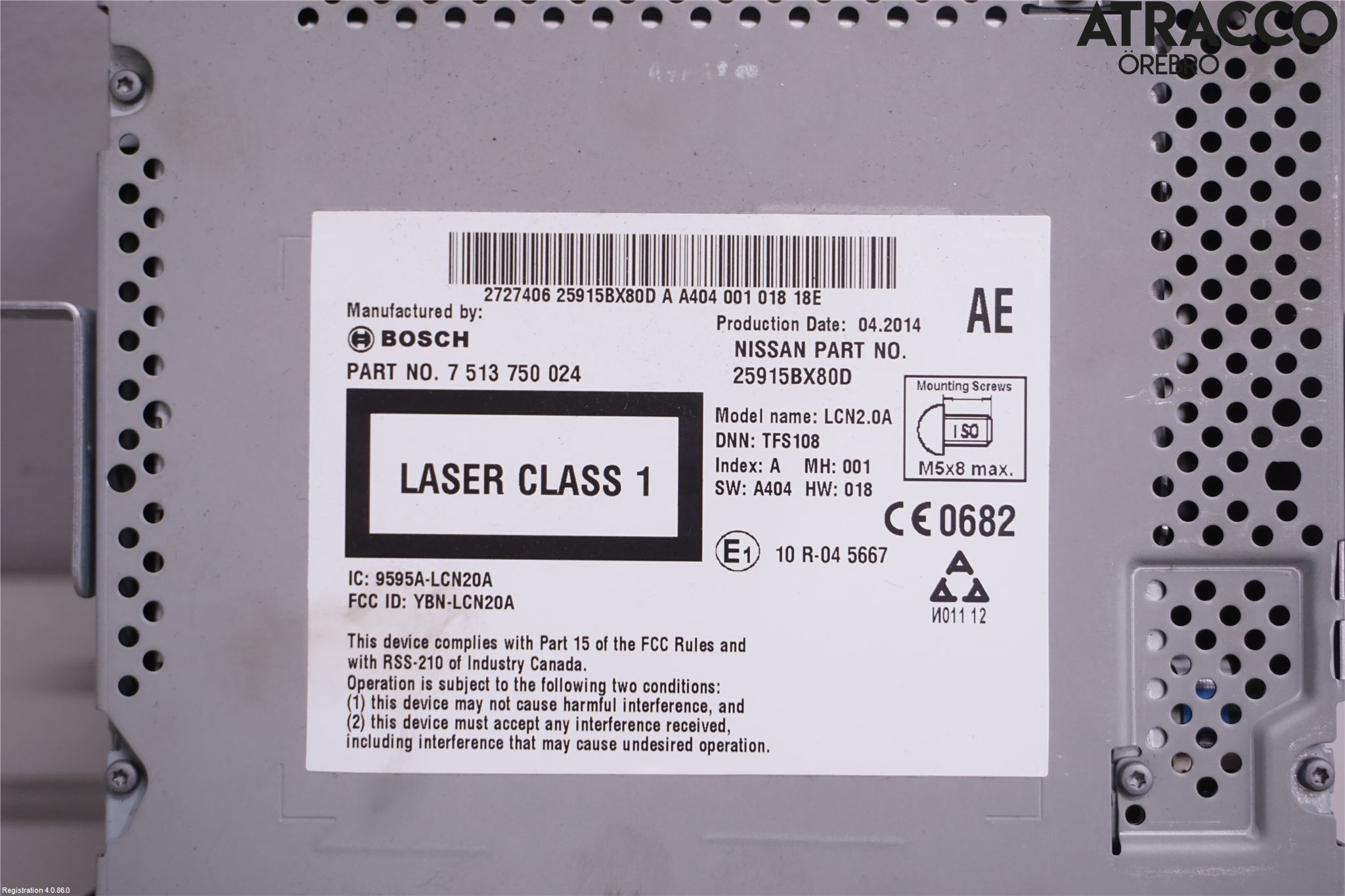 Nissan NOTE E12 14-20 Cd Radio - Multimediapanel