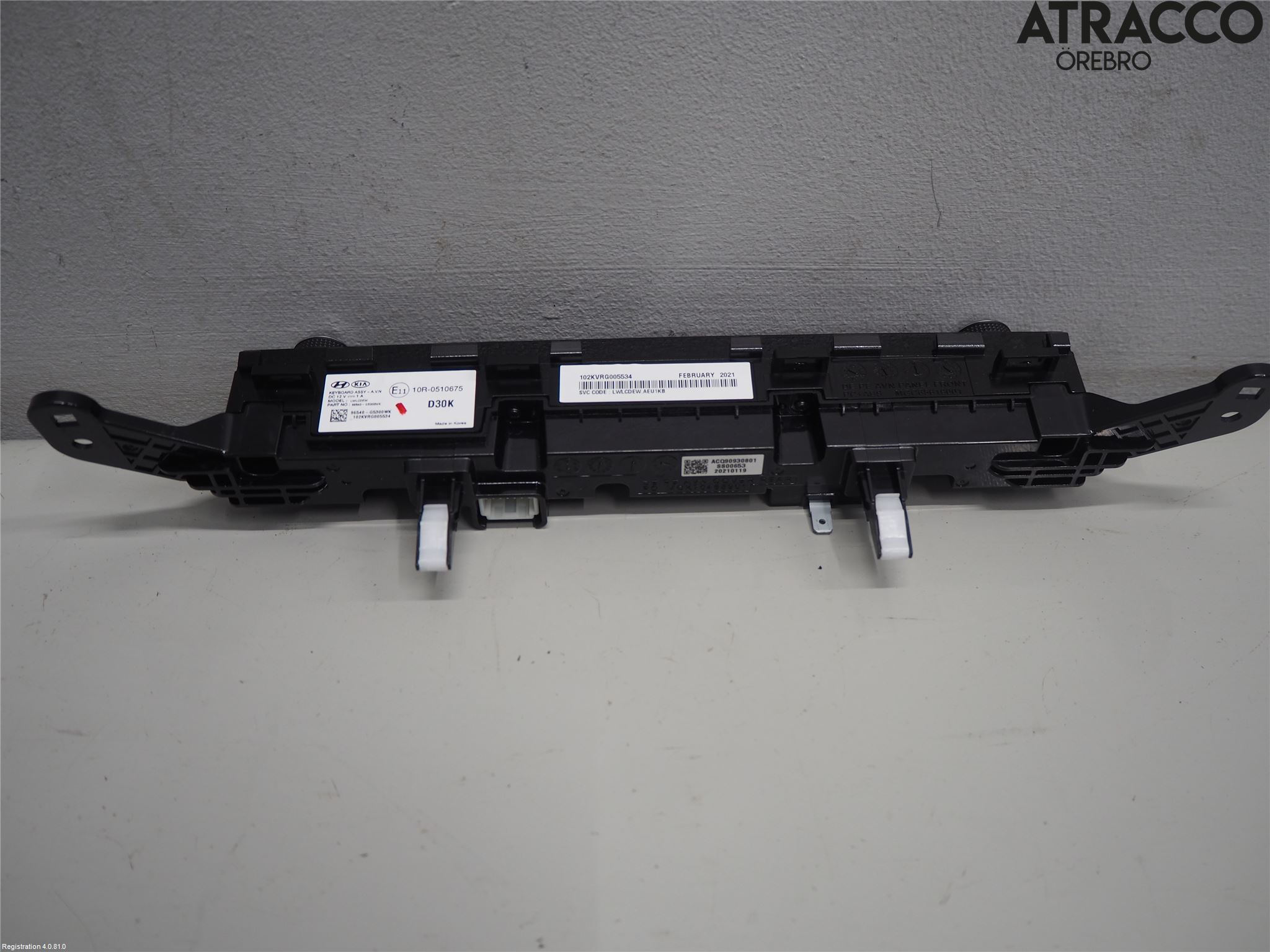Kia NIRO (DE) 17-22 Cd Radio - Multimediapanel