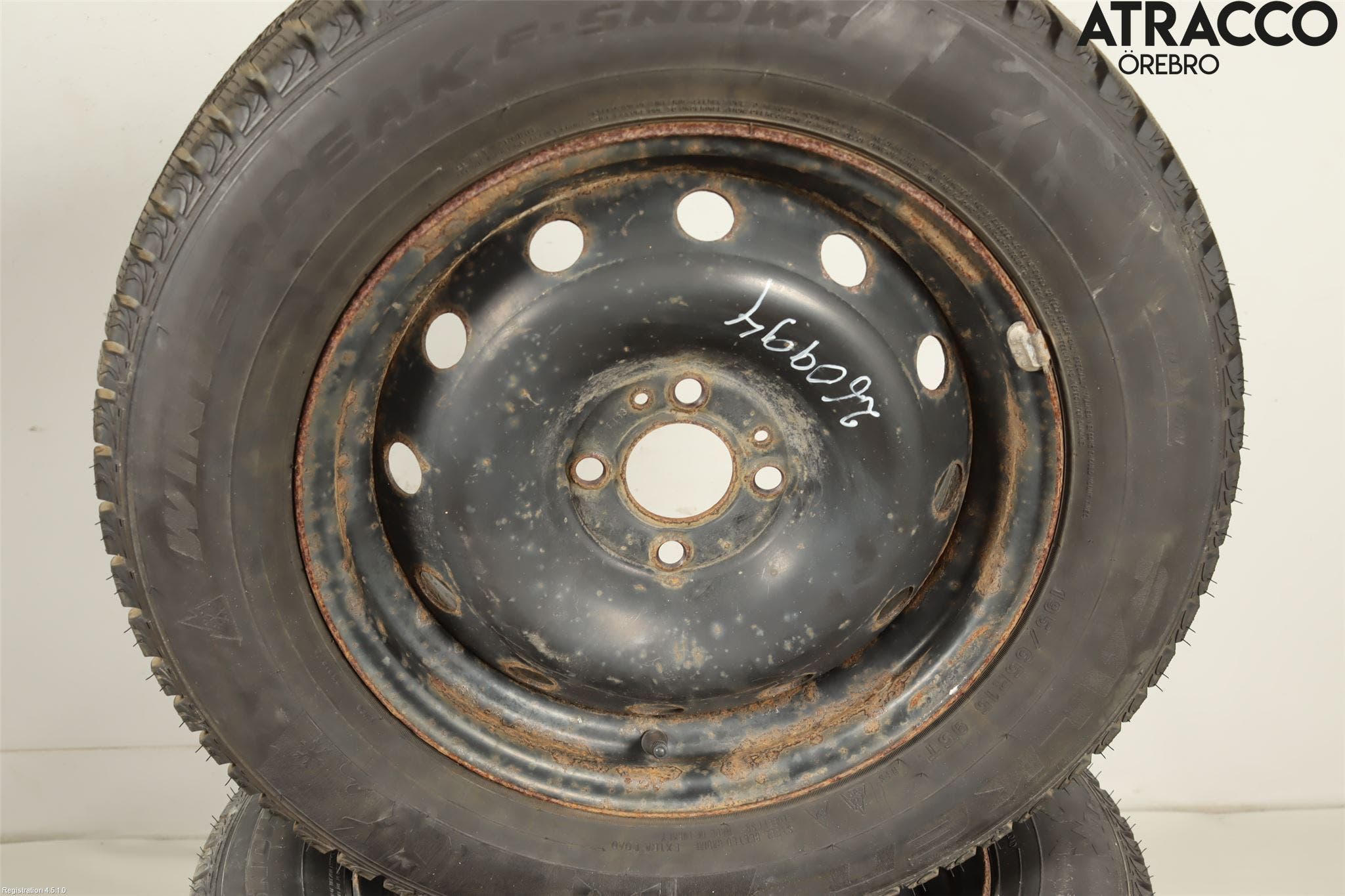 Peugeot BIPPER Vinterdäck Plåtfälg 4St