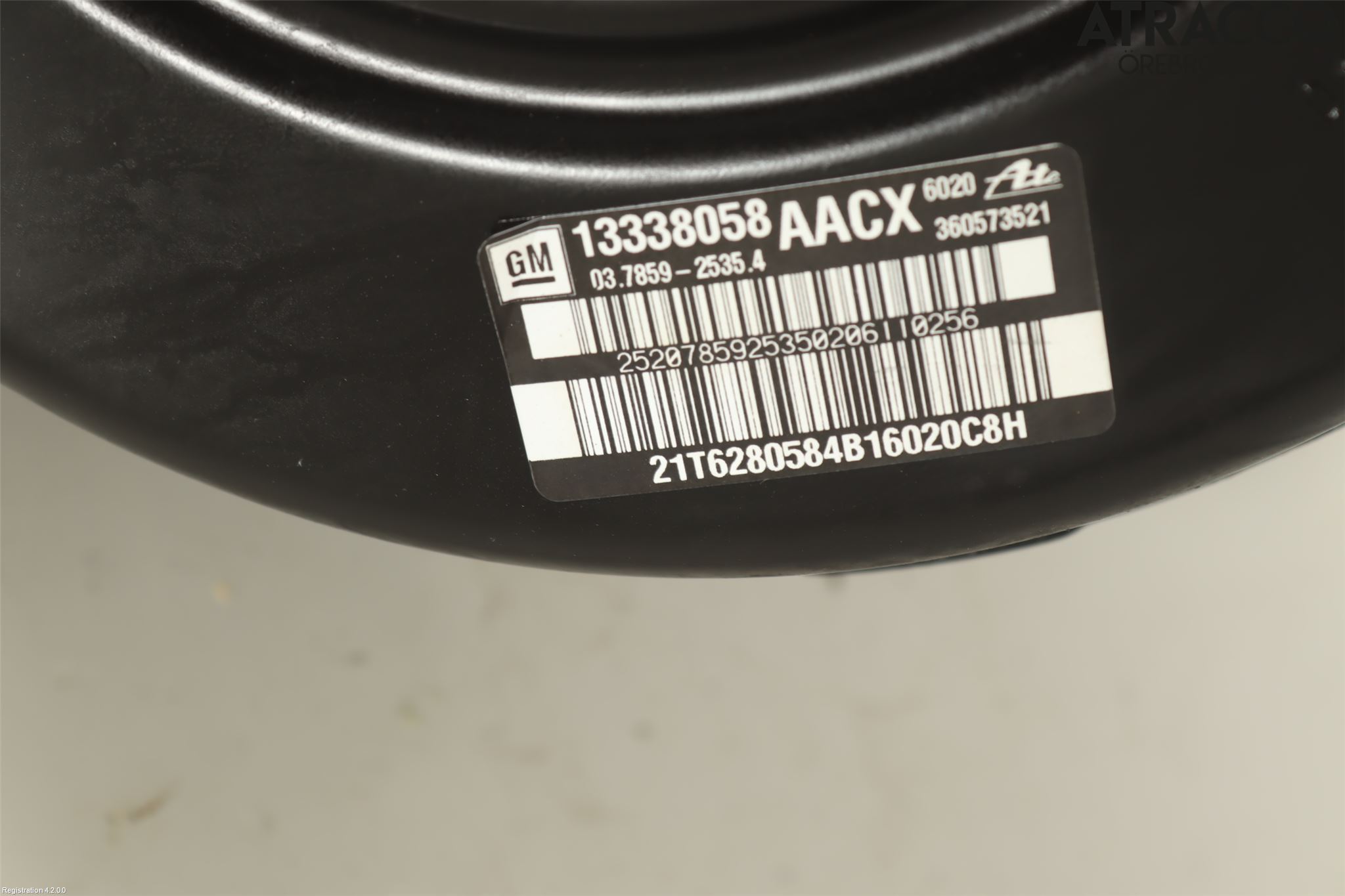 Opel ASTRA K 16-22 Bromsservo