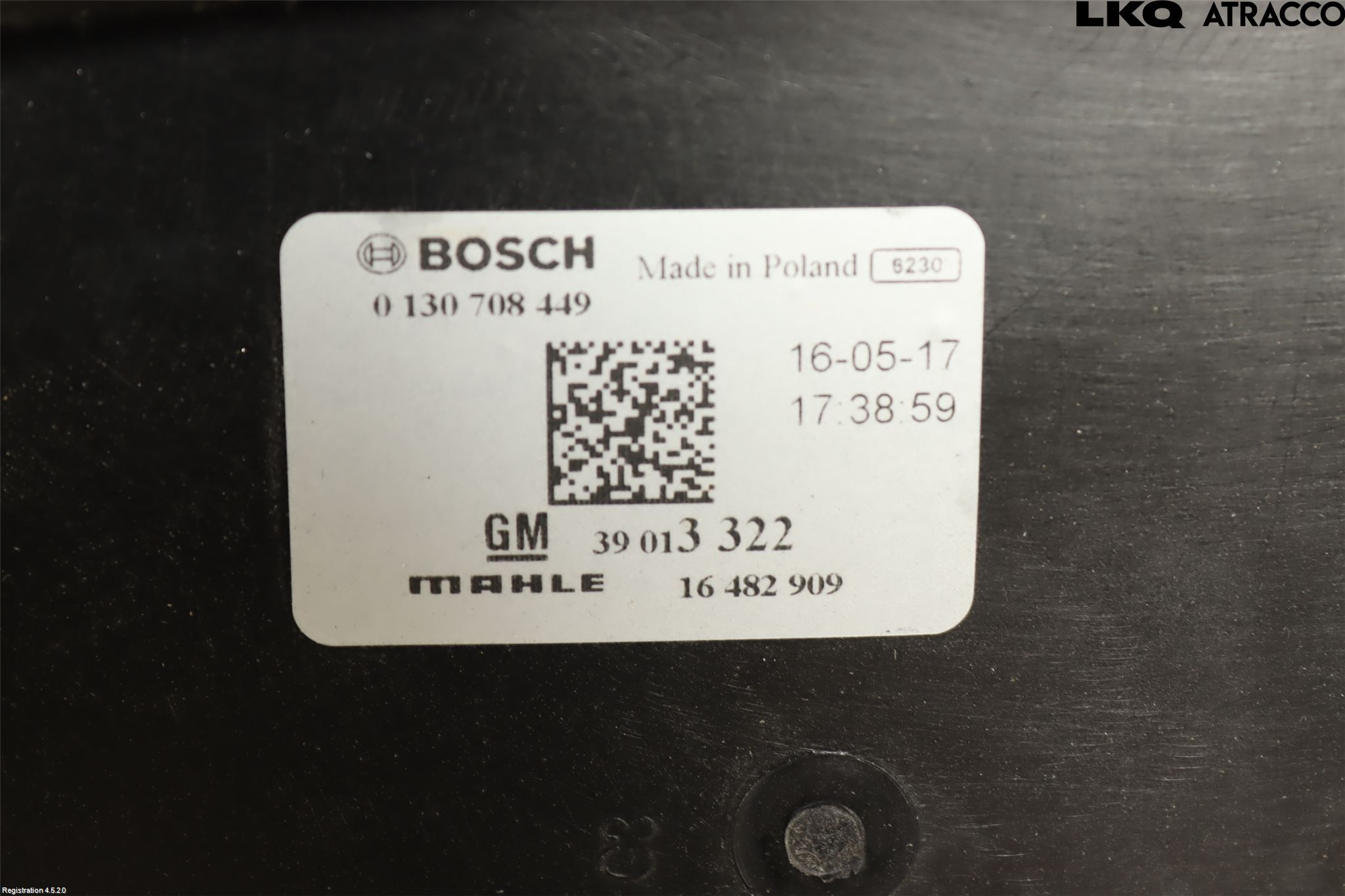 Opel ASTRA K 16-22 Kylfläkt El