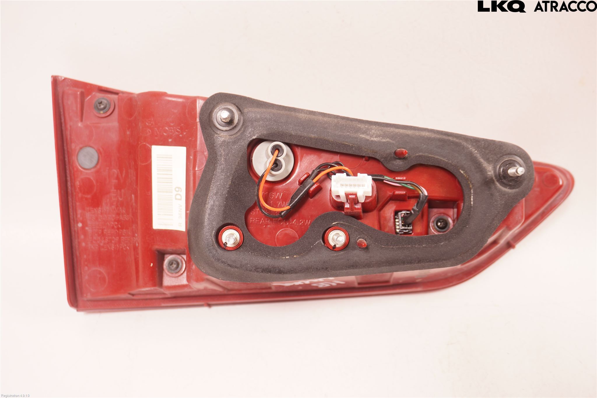 Kia OPTIMA 16-20 Bakljus Lucka Hö