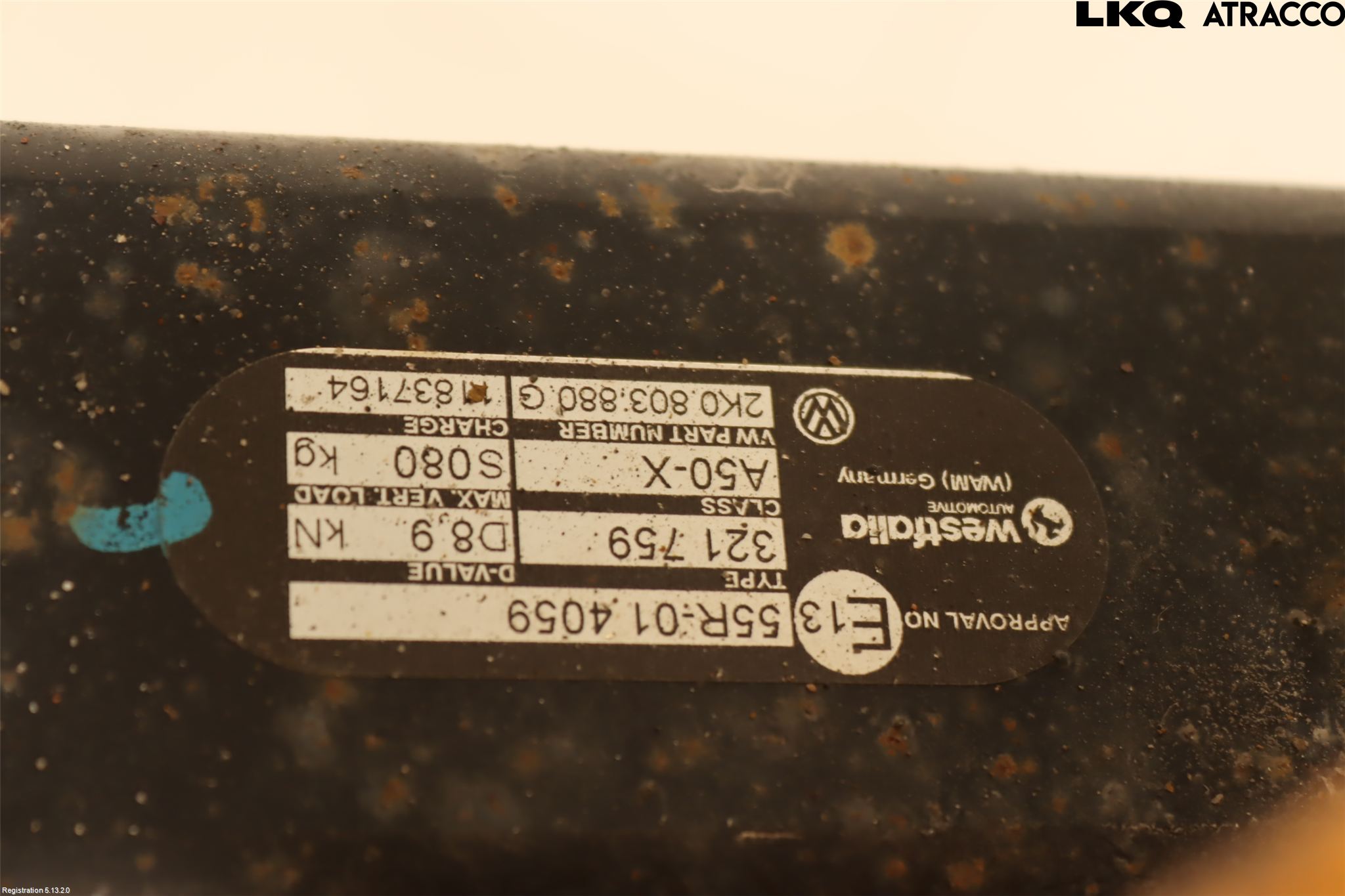 Volkswagen VW CADDY 16-20 Dragkrok
