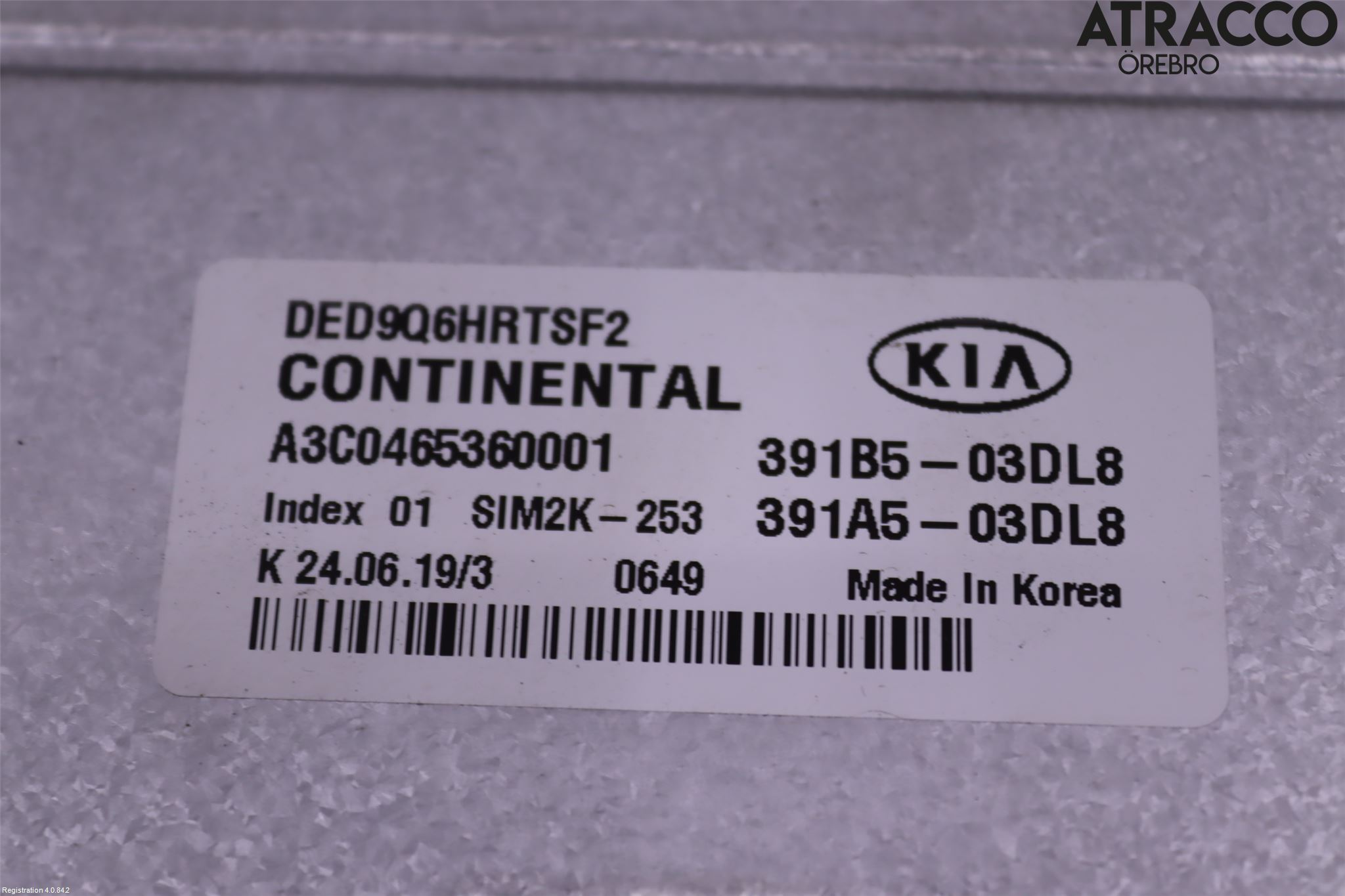 Kia NIRO (DE) 17-22 Styrenhet Insprut Bensin