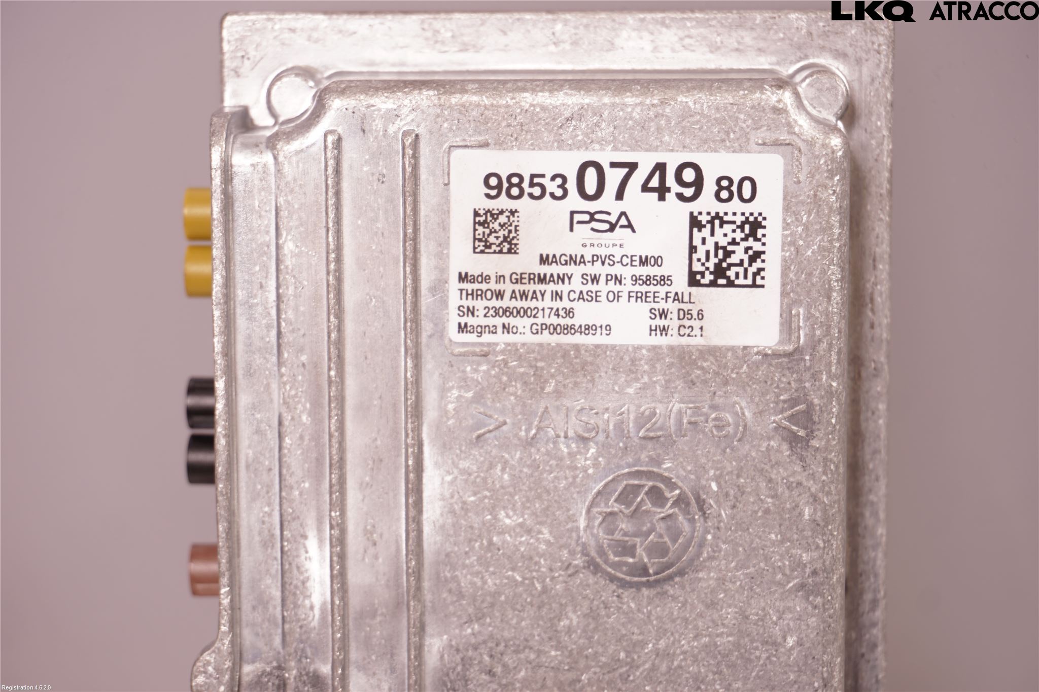 Peugeot 308/E-308 21- Styrenhet Övrigt