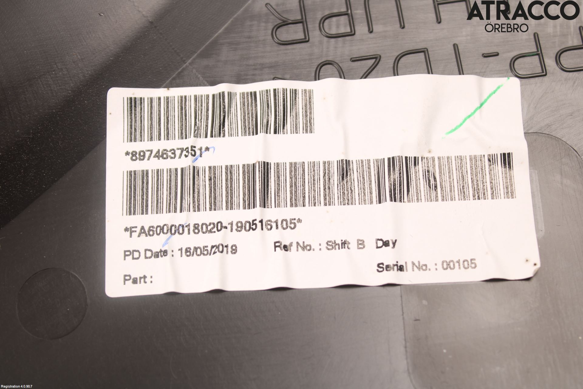 Isuzu D-MAX Dörrklädsel Vä