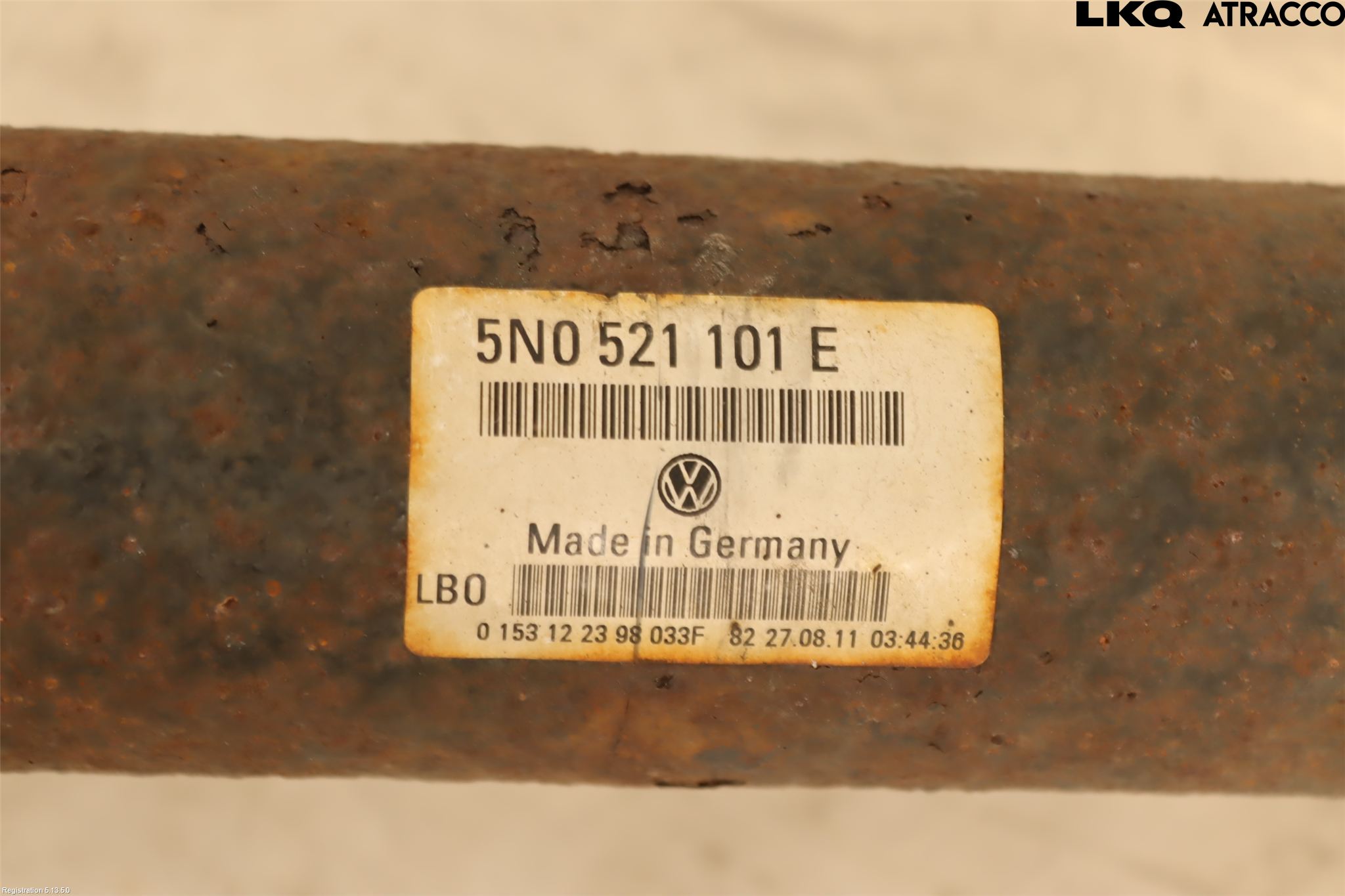 Volkswagen VW TIGUAN 07-16 Mellanaxel Komp