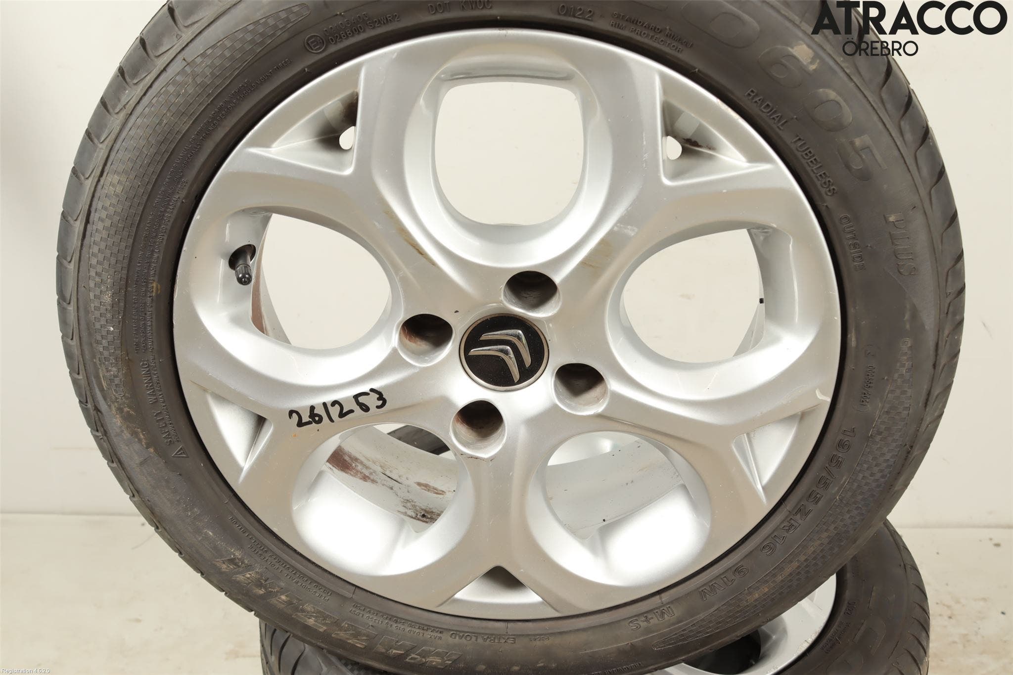 Citroen C3 10-17 Sommardäck Alumfälg 4St