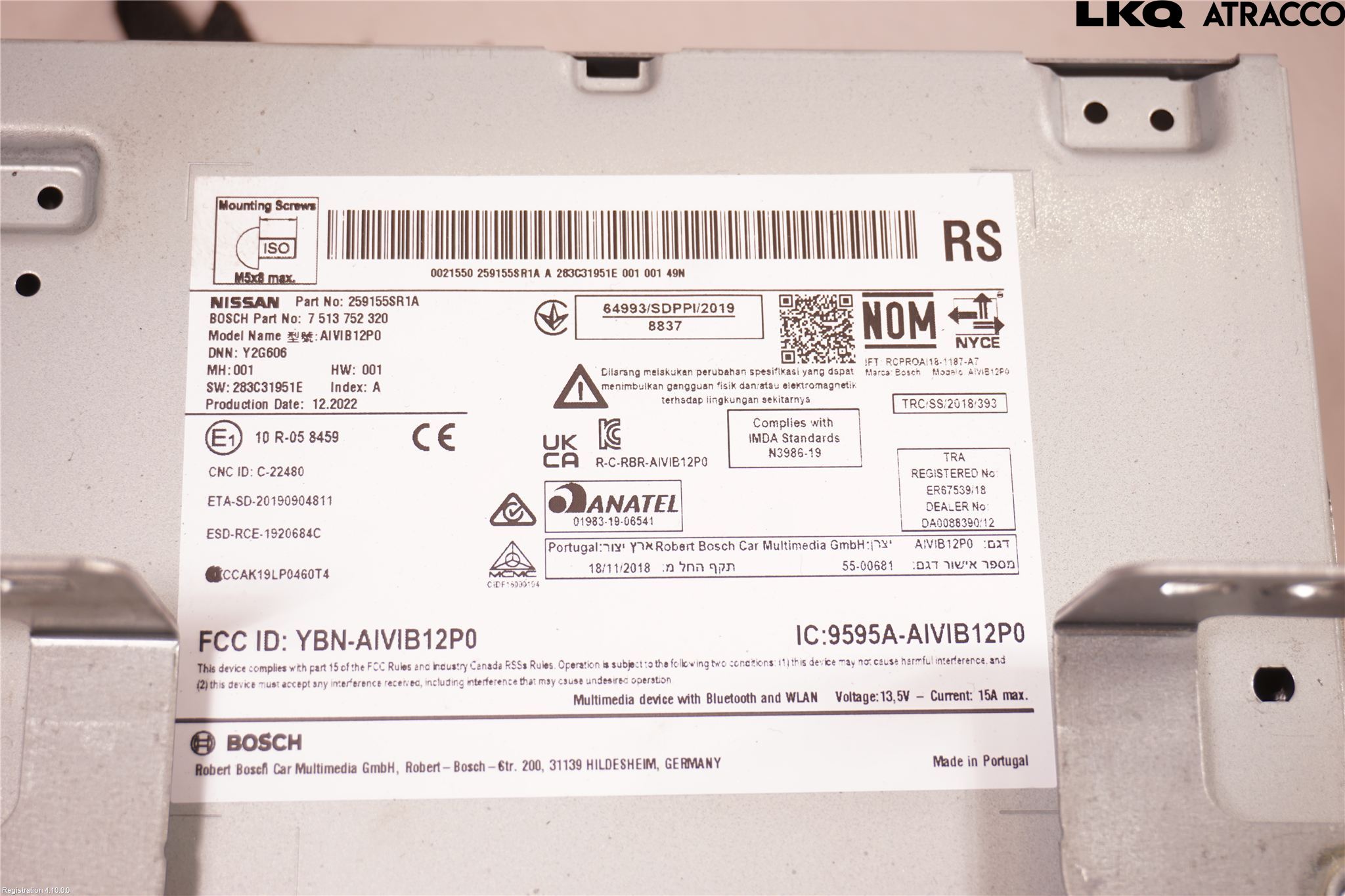 Nissan LEAF 18- Gps Navigator