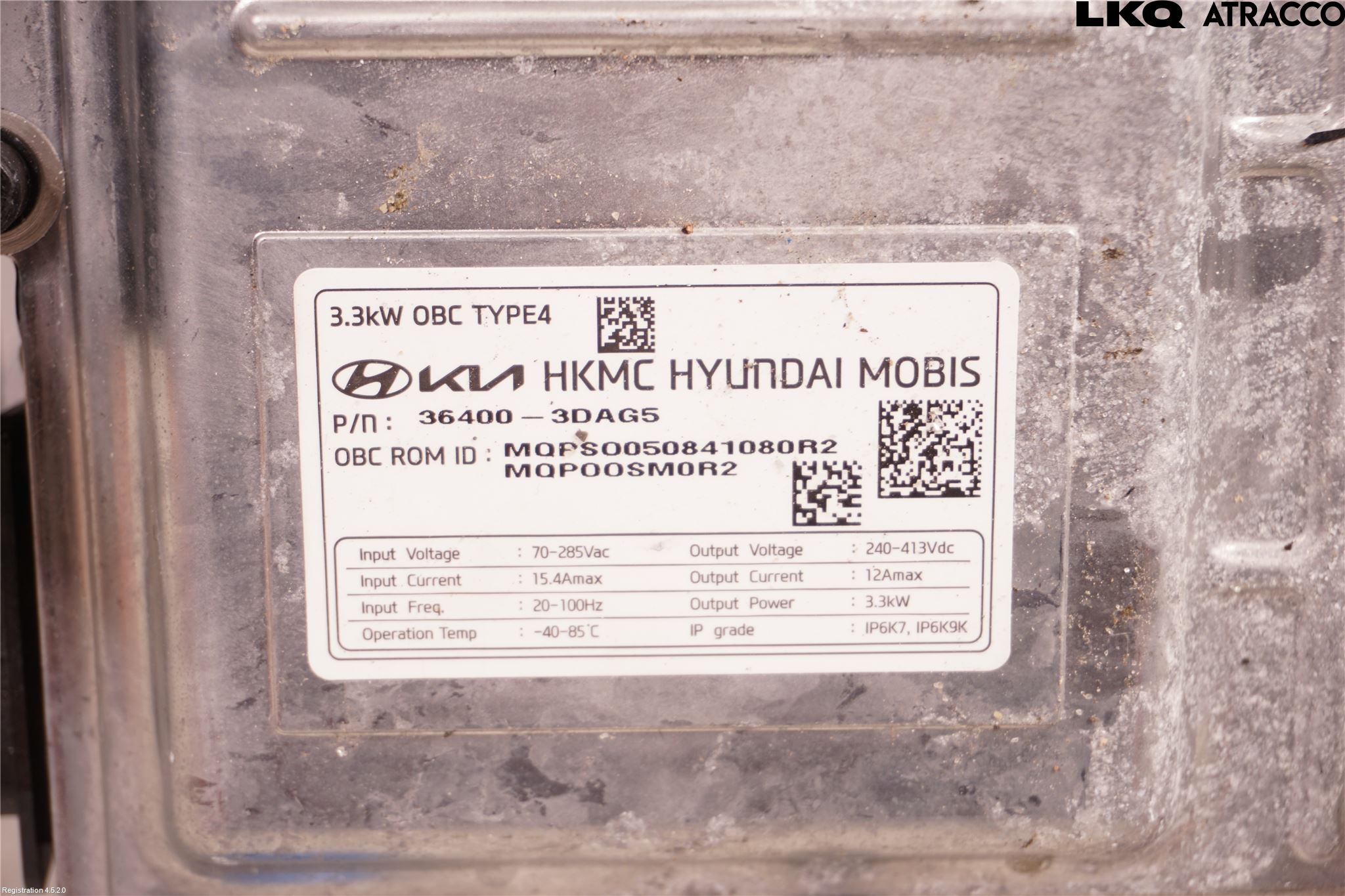 Kia SORENTO 21- Batteriladdare Högspänning