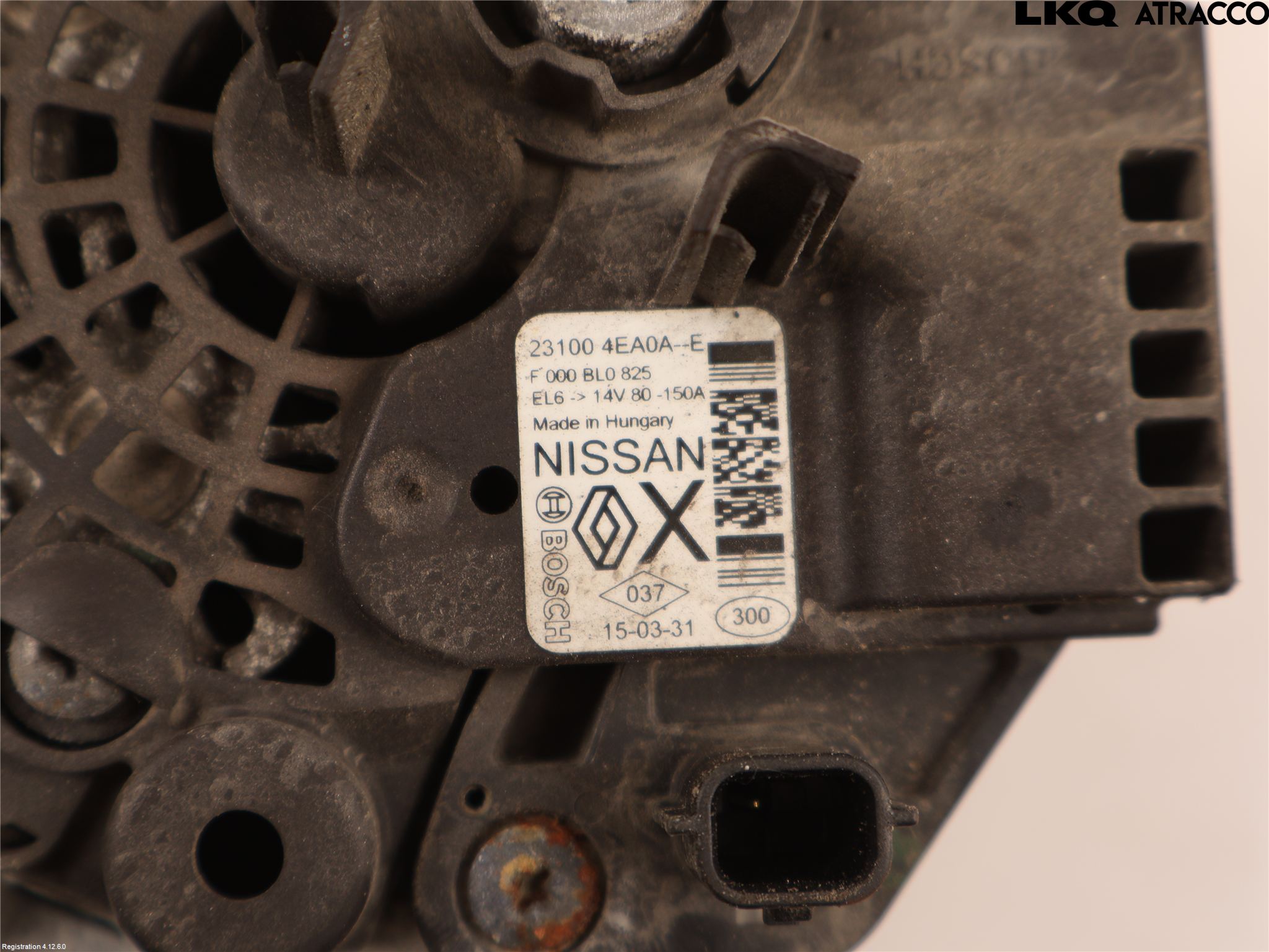 Nissan QASHQAI 14-17 Generator