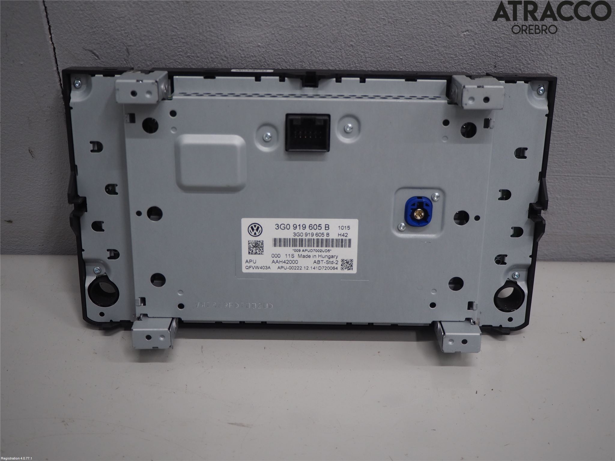 Volkswagen VW PASSAT 15-19 Multifunktionsdisplay