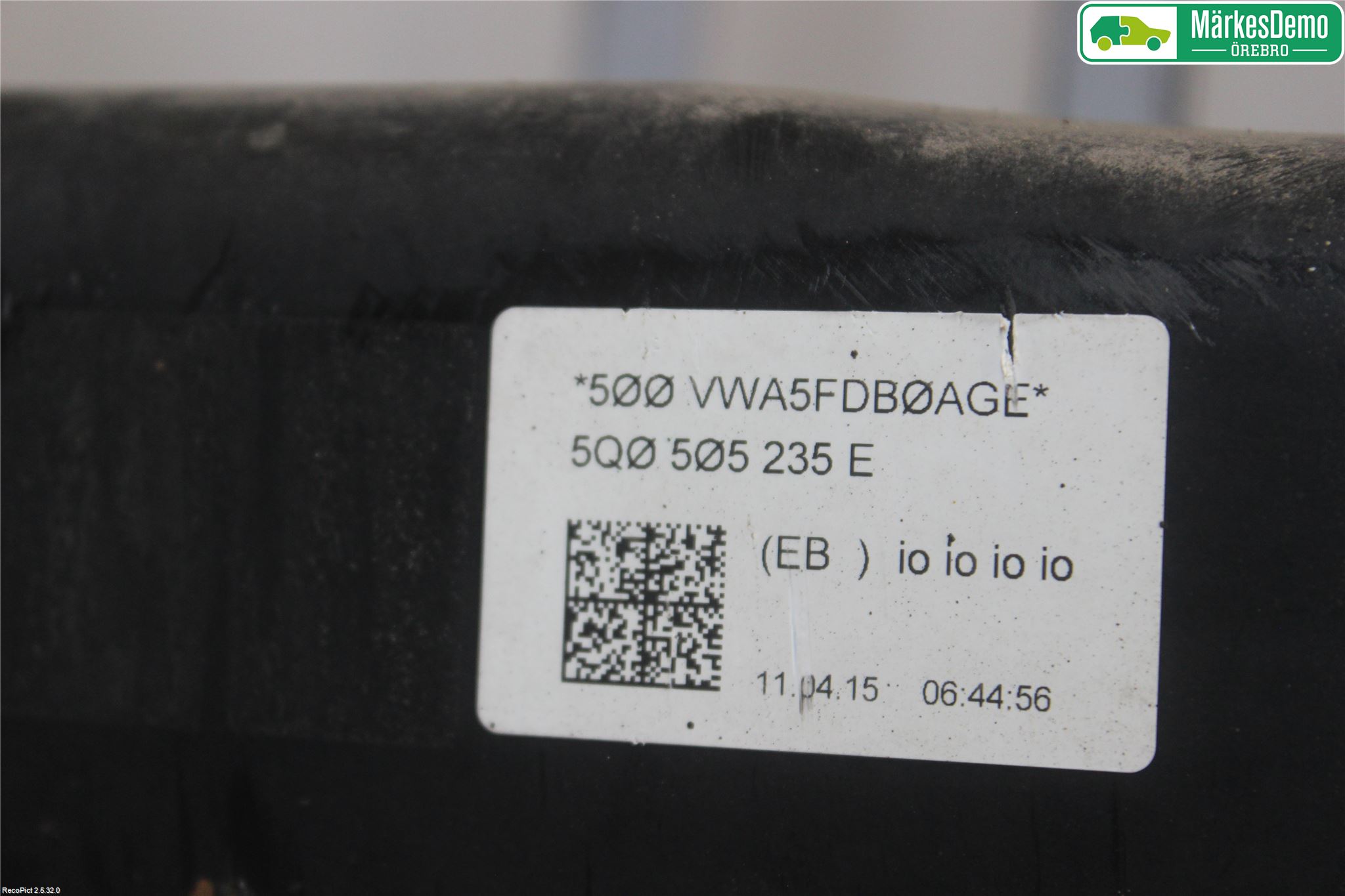 Volkswagen VW GOLF / E-GOLF VII 13-20 Bakaxelbalk