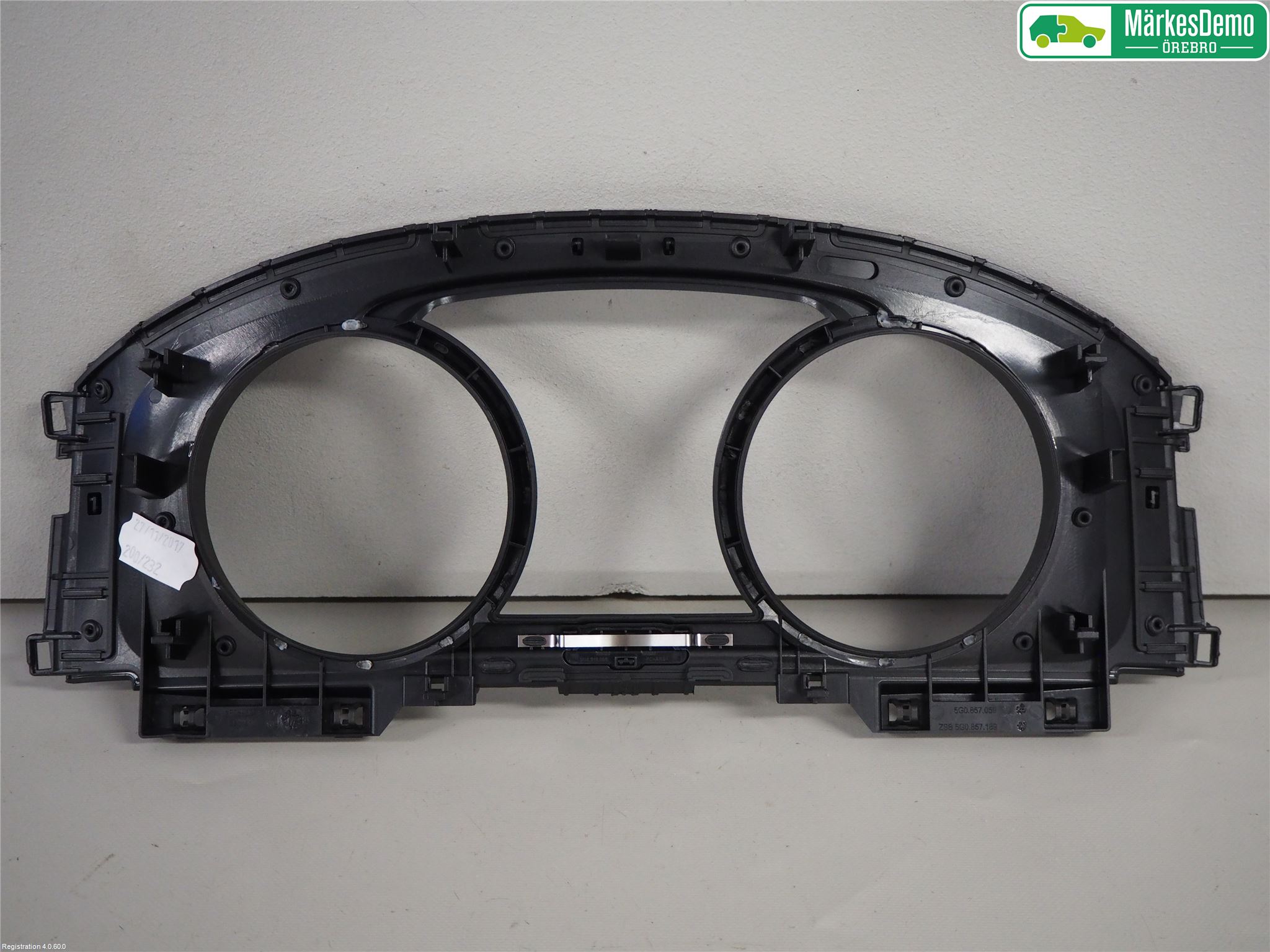 Volkswagen VW GOLF / E-GOLF VII 13-20 Instrumentsarg