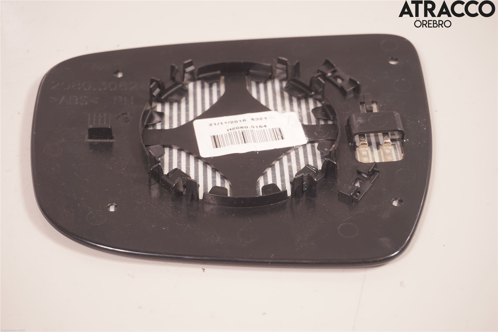 Nissan QASHQAI 14-17 Spegelglas Hö