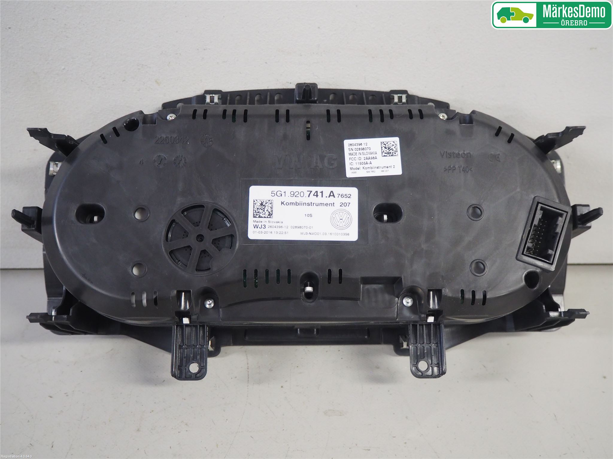 Volkswagen VW GOLF / E-GOLF VII 13-20 Instrument Komb
