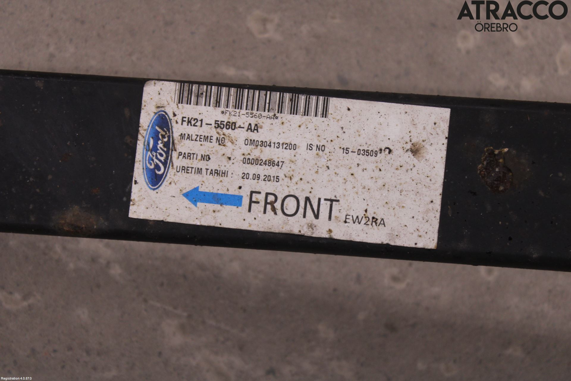 Ford TRANSIT SKÅP/BUSS 14-22 Fjäder Bak Blad