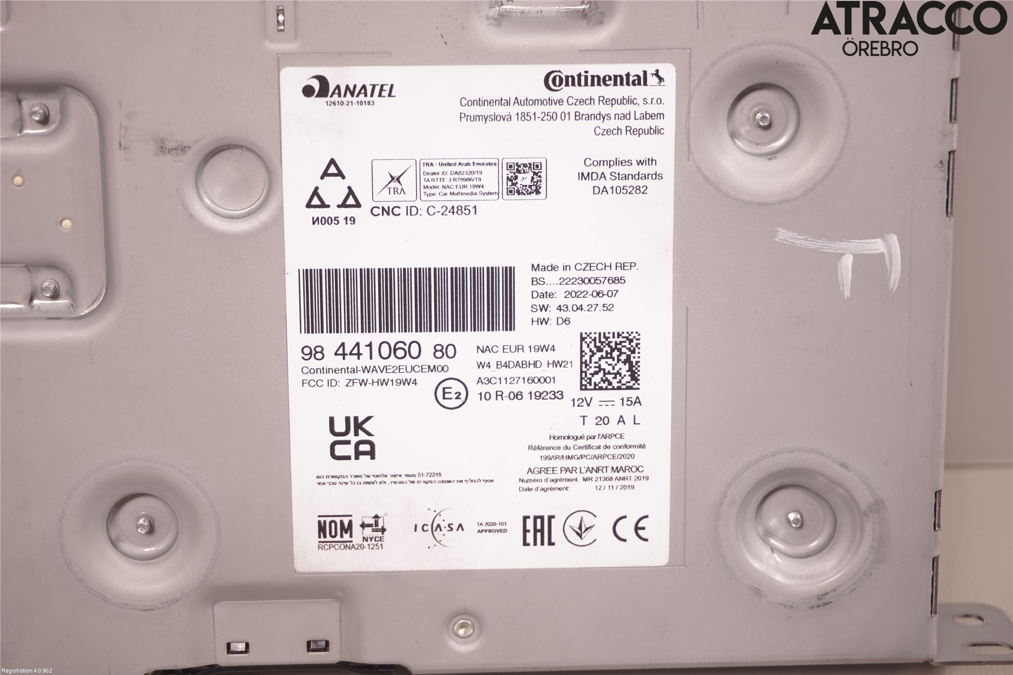 Citroen C4/E-C4 C4X/E-C4X III 21- Radio