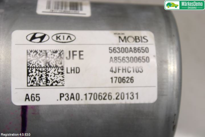 Kia OPTIMA 16-20 Rattaxelagg Med Inb Servo