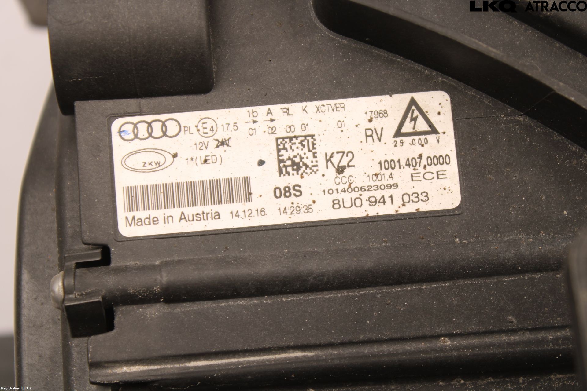 Audi Q3 8U 12-18 Strålkastare Vänster