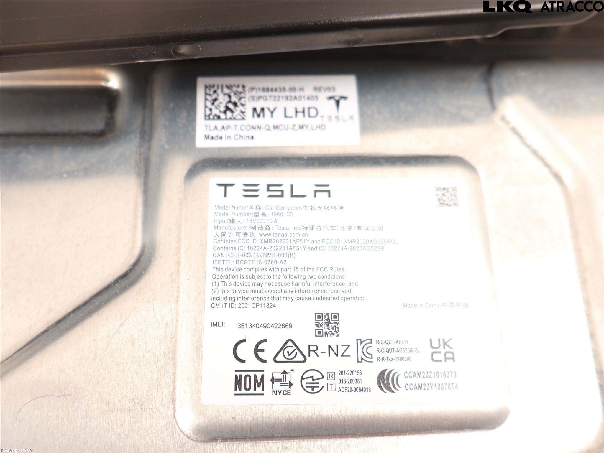 Tesla MODEL Y 21- Styrenhet Övrigt