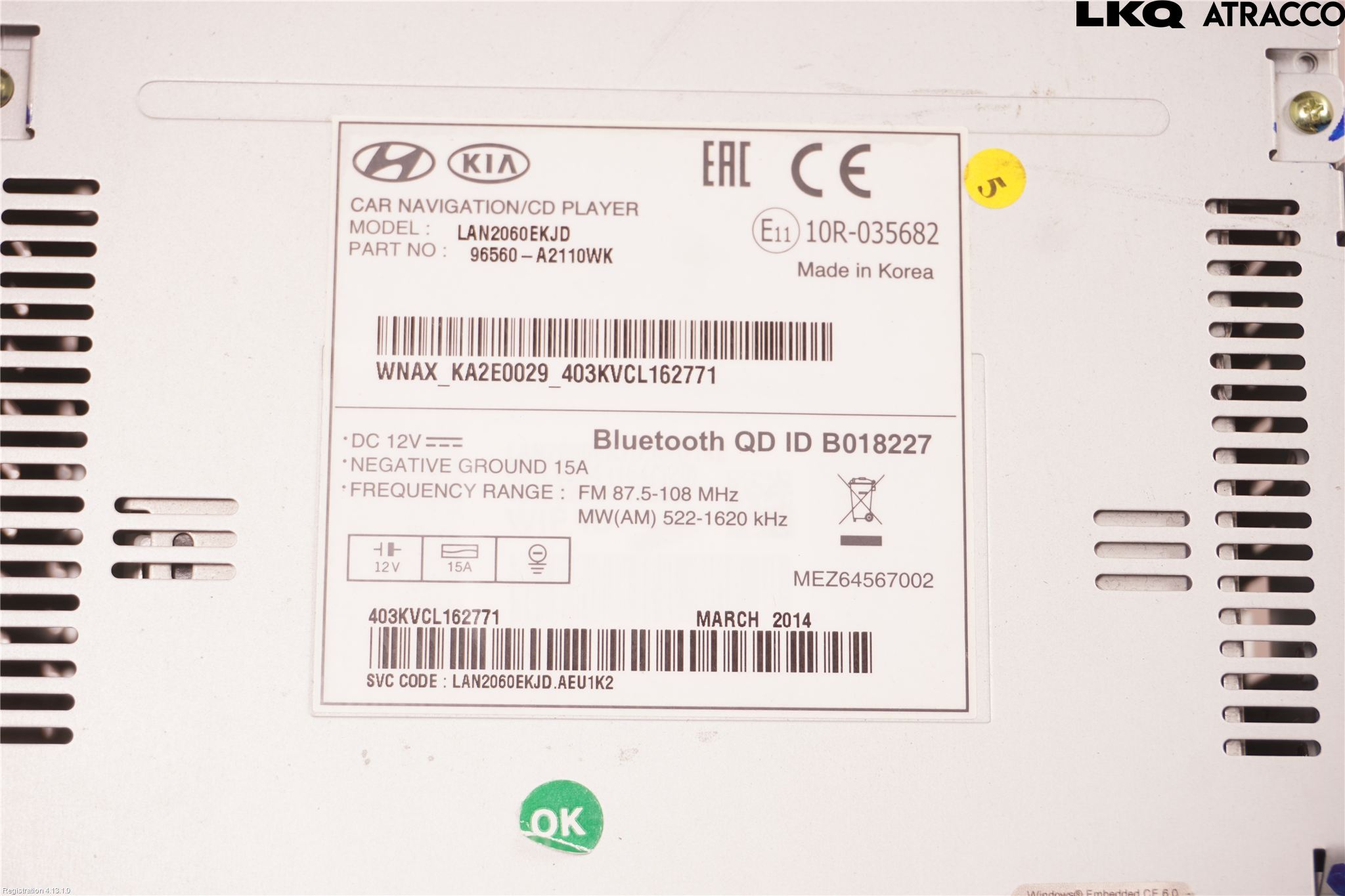 Kia CEED 12-18 Gps Navigator