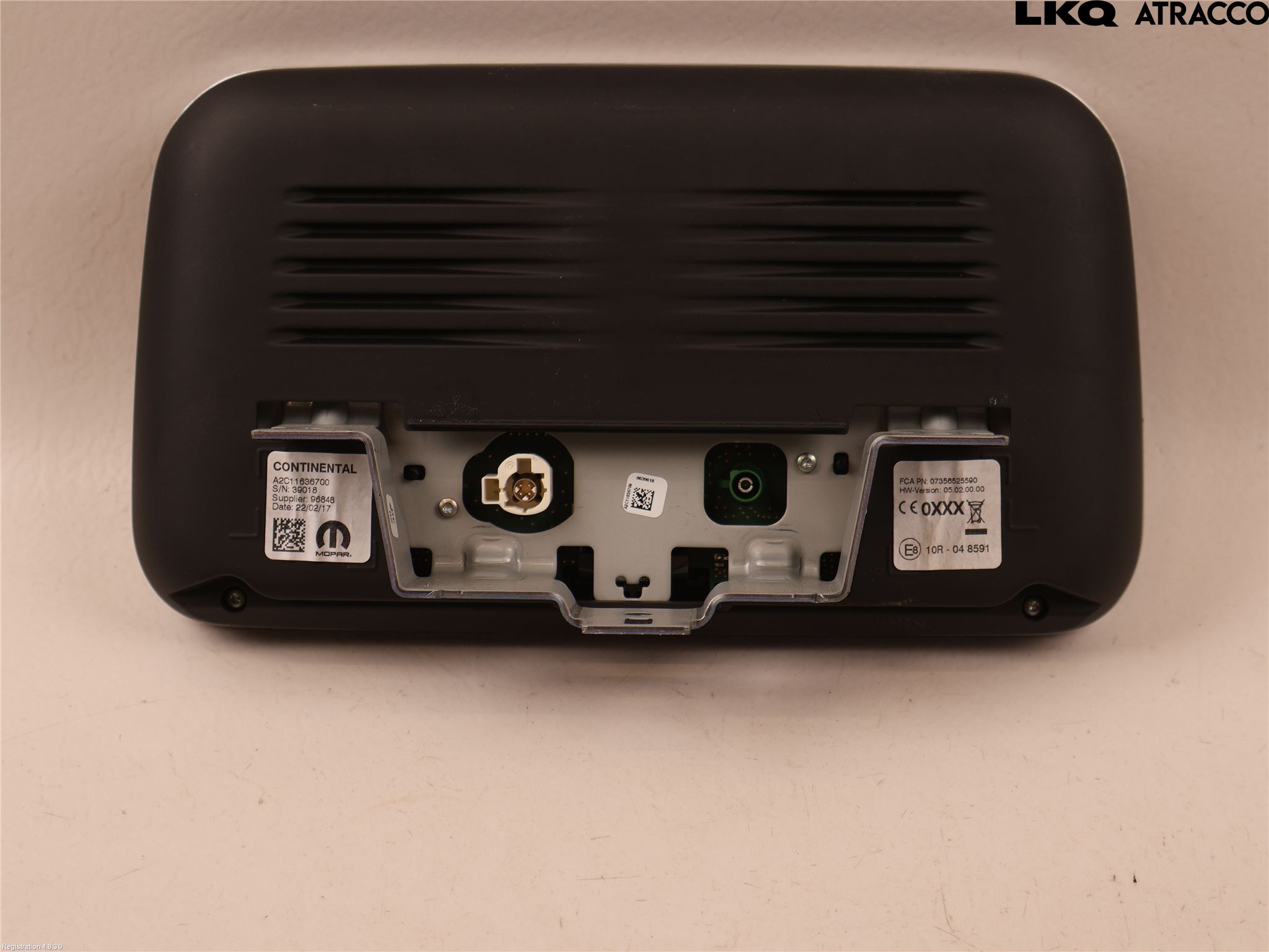 Fiat TIPO/CROSS 16- Bildskärm