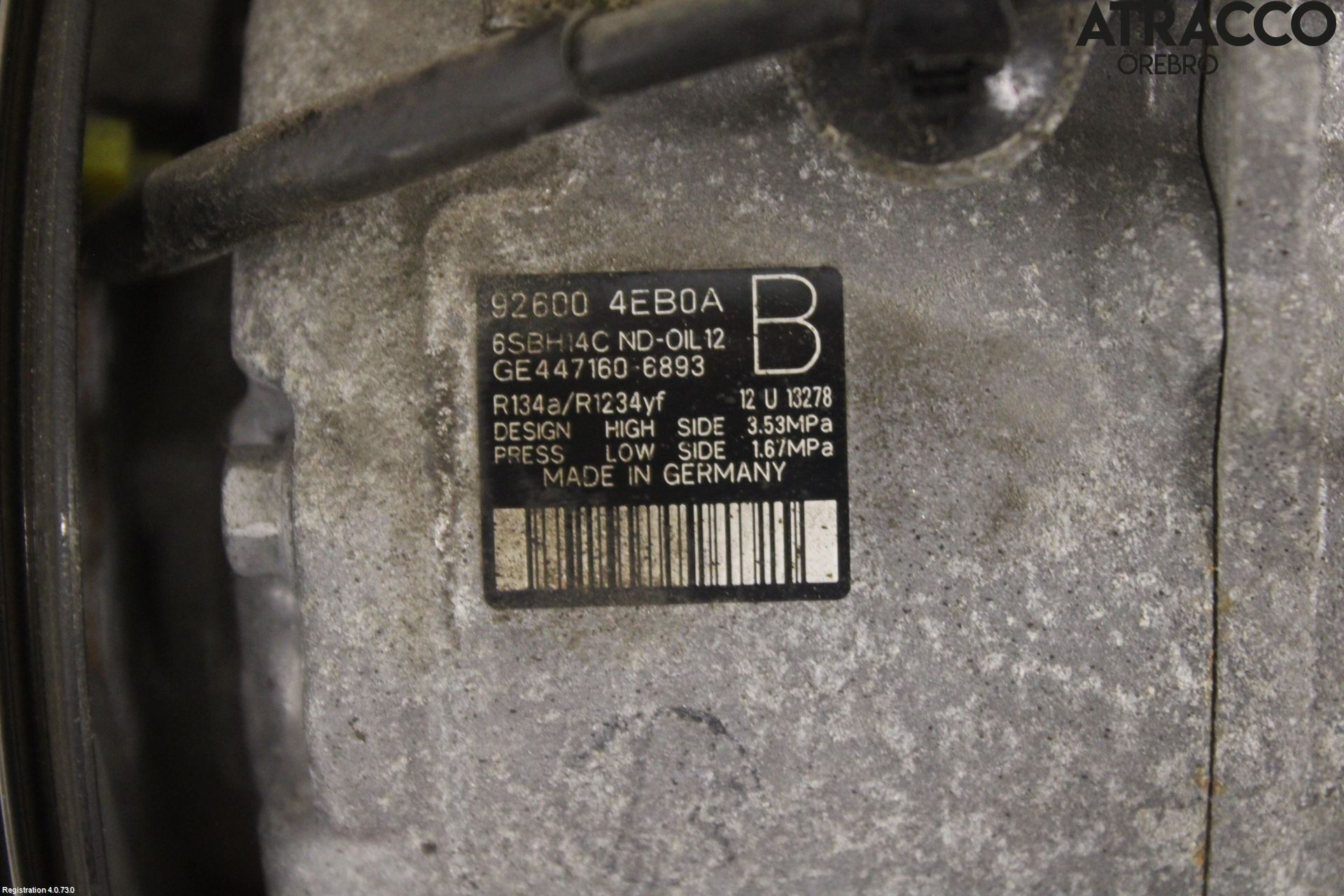 Nissan QASHQAI 17-21 Ac Kompressor