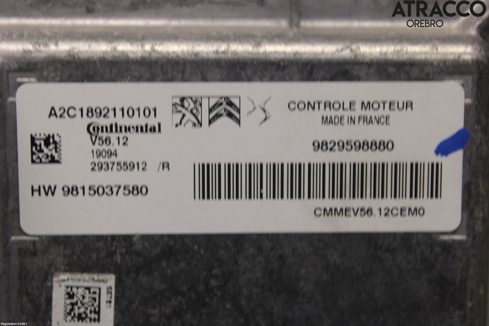 Peugeot 2008 13-20 Styrenhet Insprut Bensin