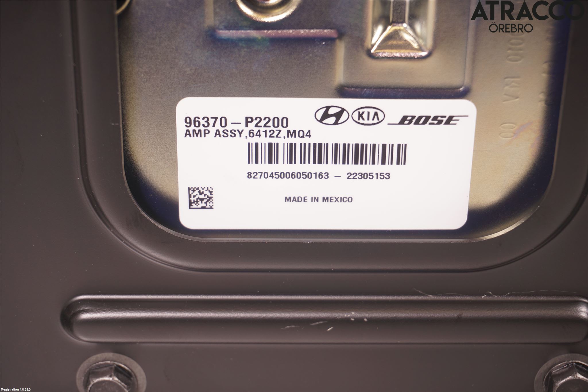 Kia SORENTO 21- Radio-Stereo Förstärkare