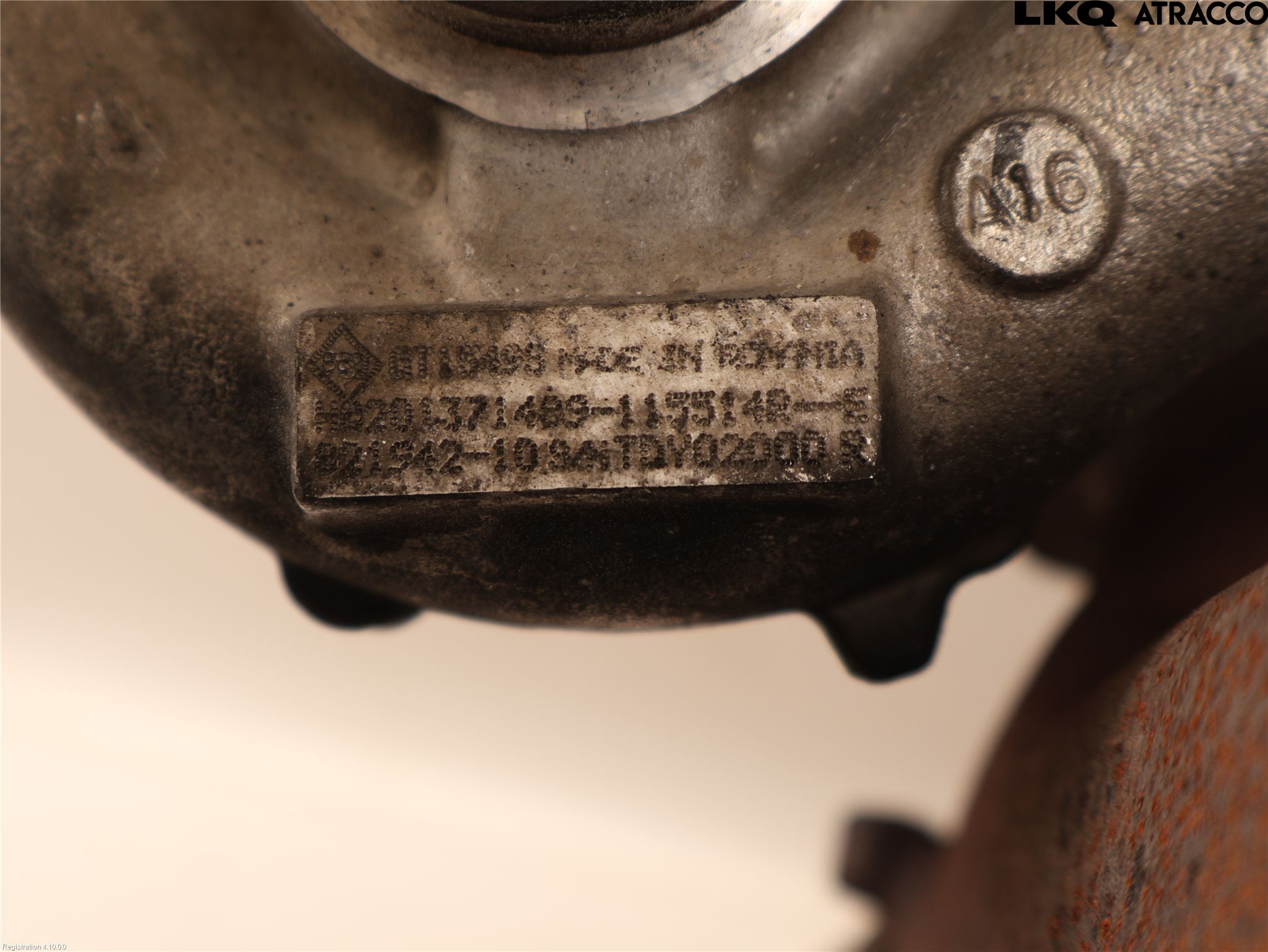 Renault TALISMAN 16-20 Turboaggregat