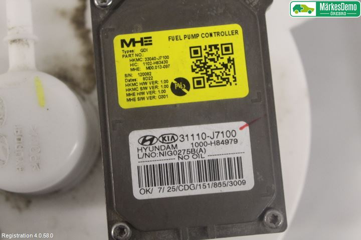 Kia CEED/CEED SW 19- Bränslepump El