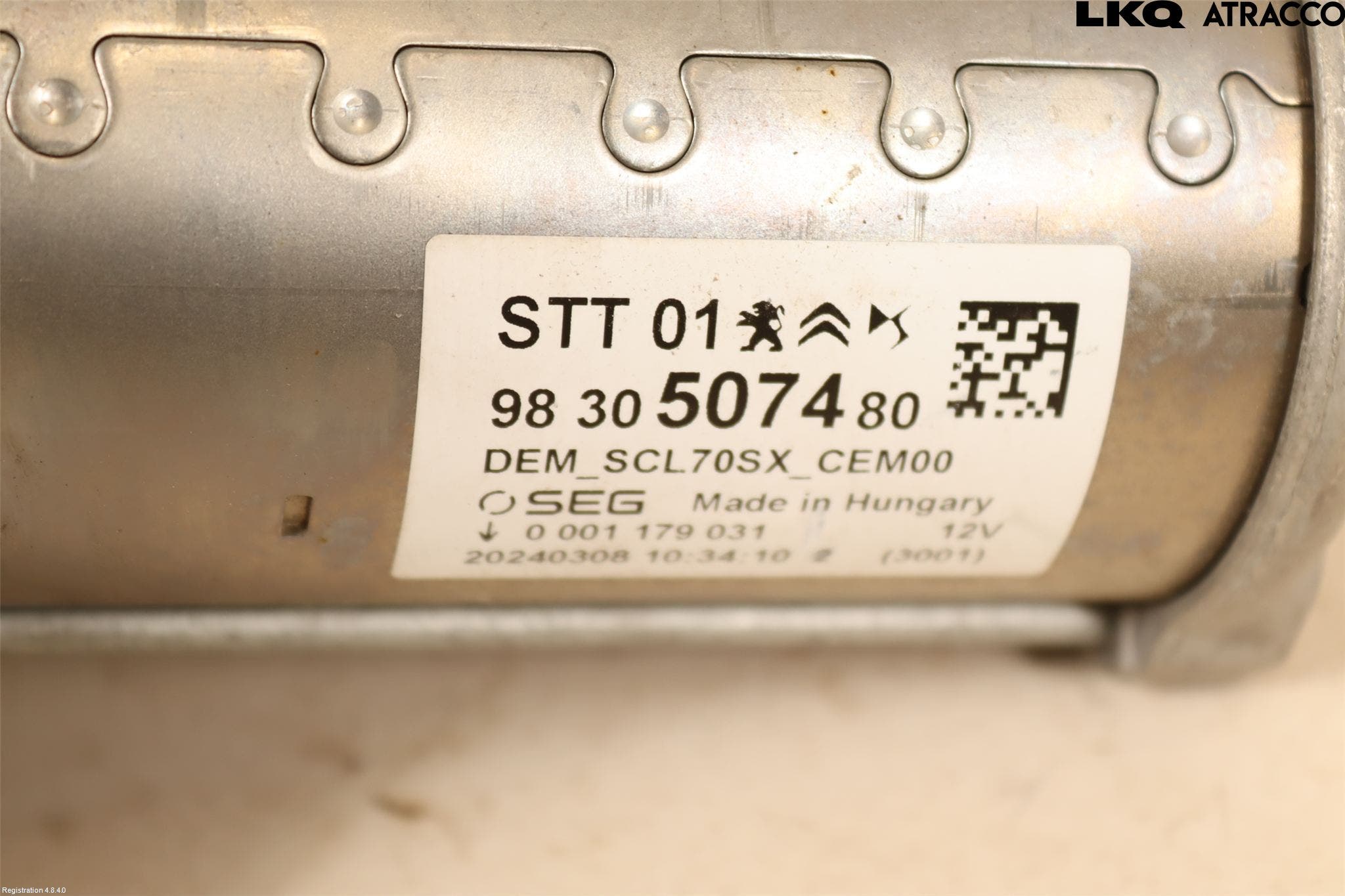 Citroen COTROEN C3 17-24 Startmotor