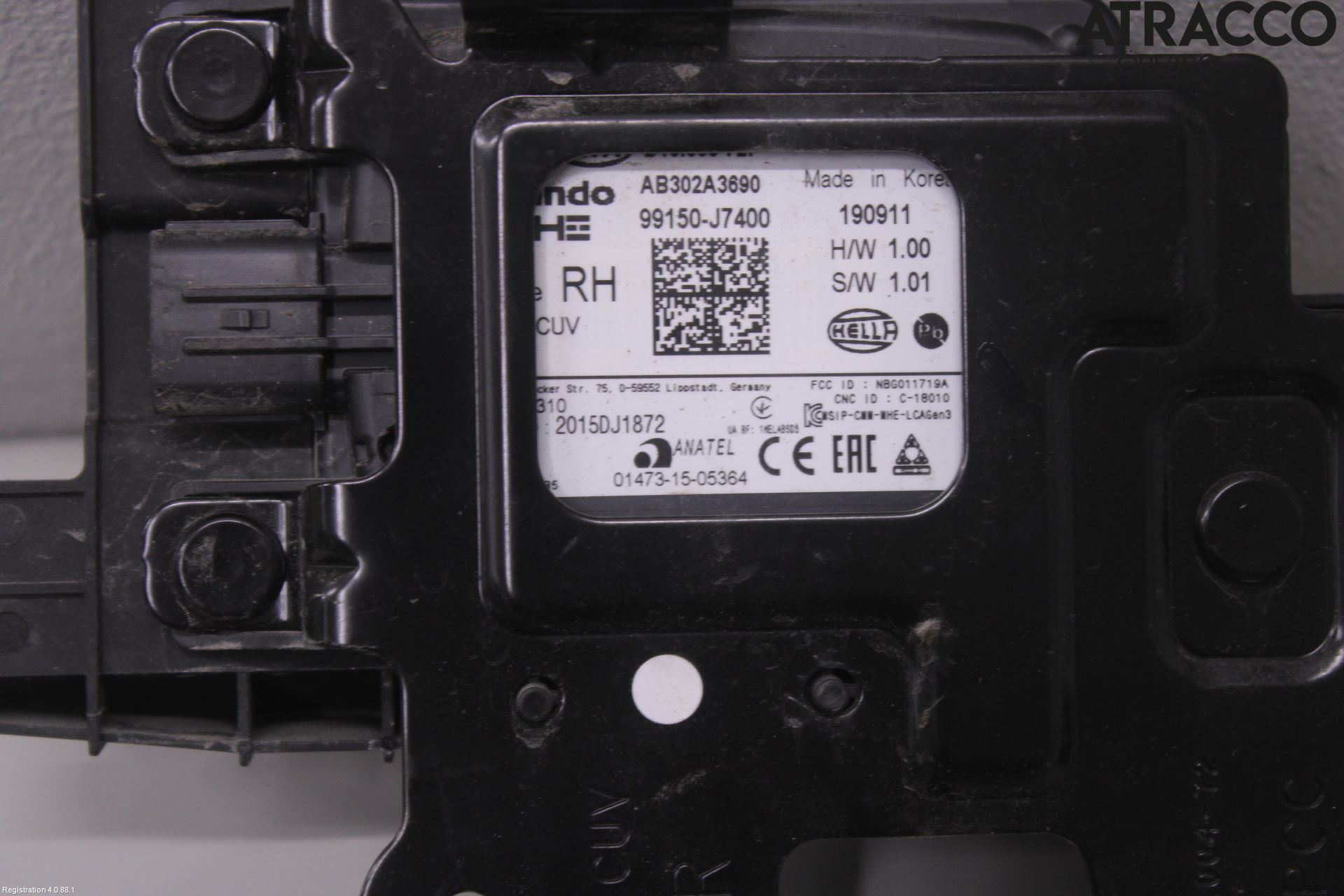 Kia XCEED 19- Sensor Aktivt Kollisionsskydd
