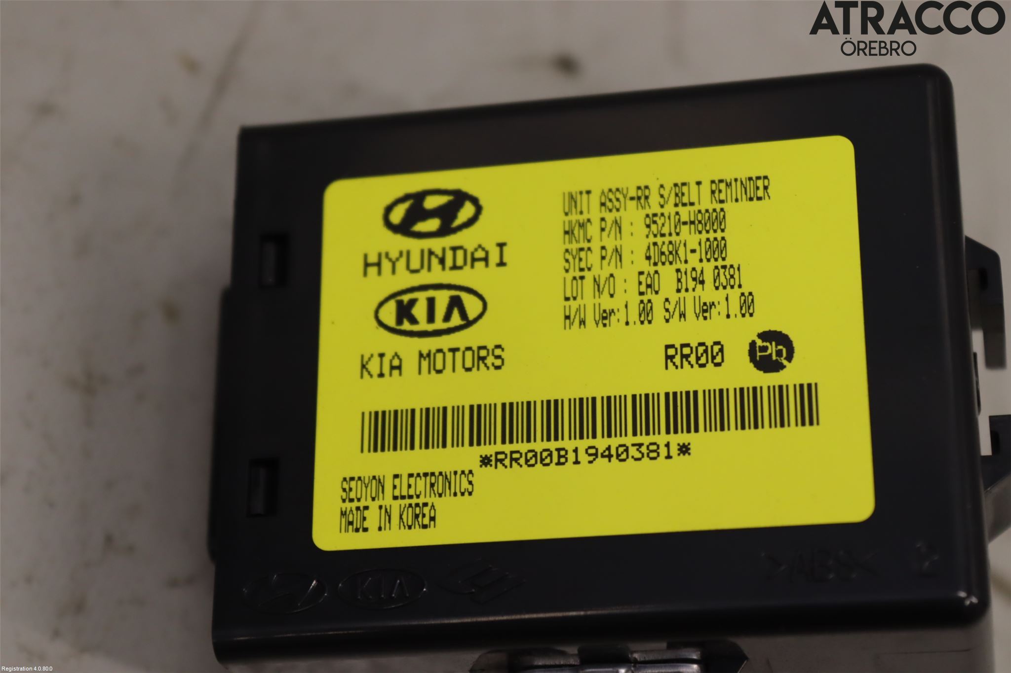 Kia STONIC 18->> Styrenhet Övrigt