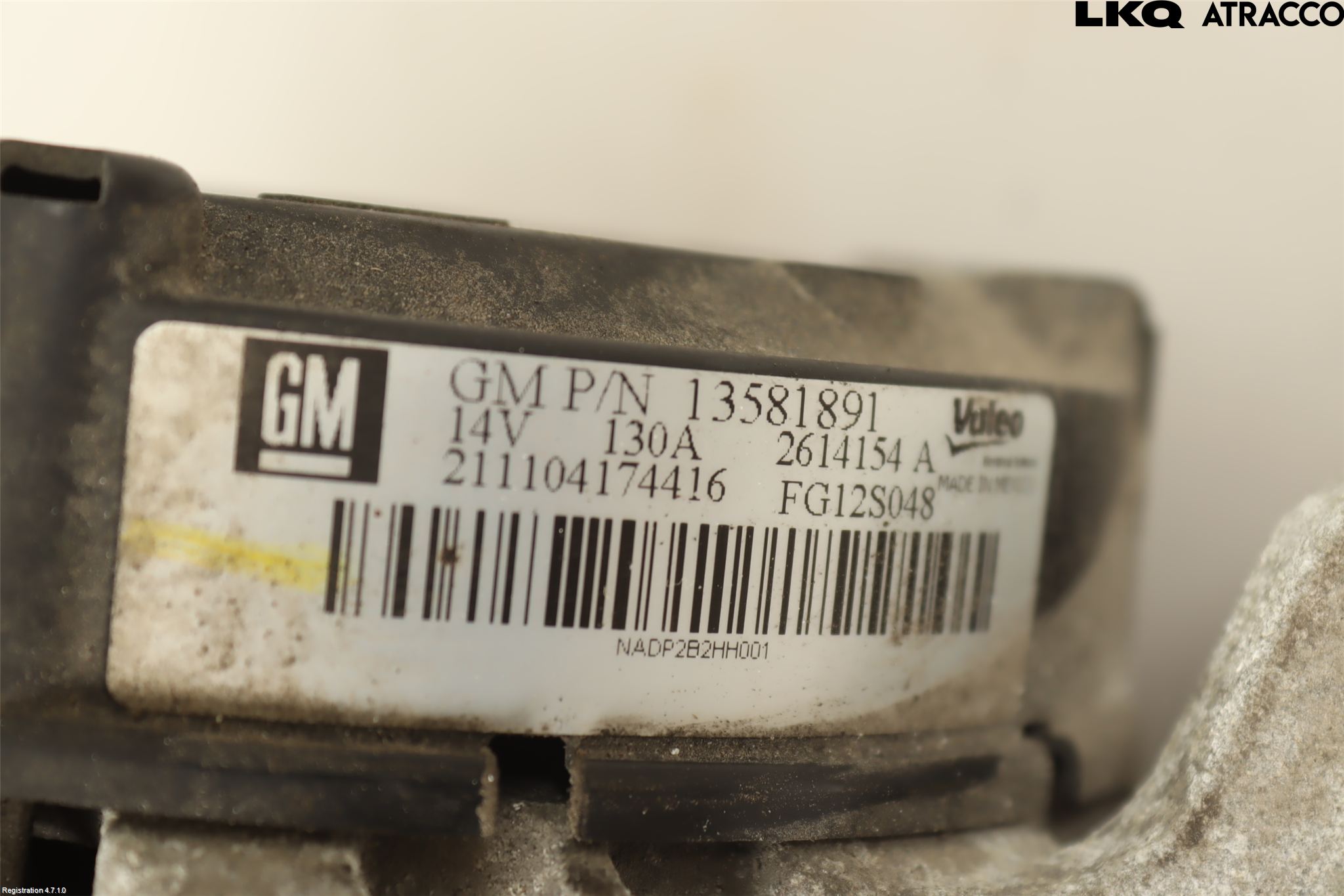 Opel ASTRA J 10-15 Generator