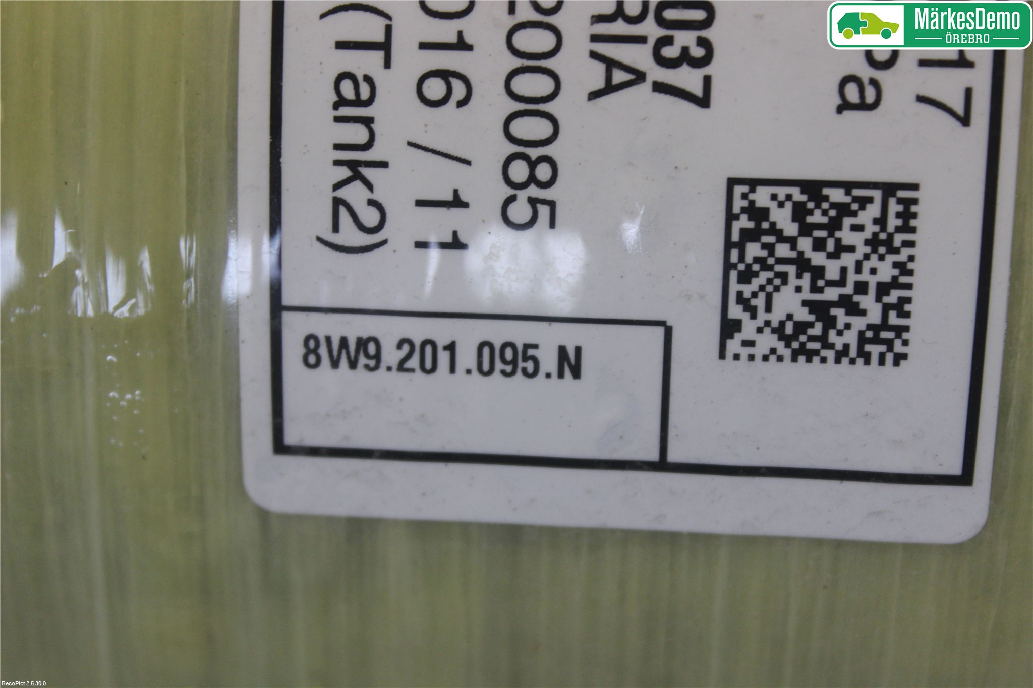 Audi A4/S4 B9 16-19 Bränsletank Gas