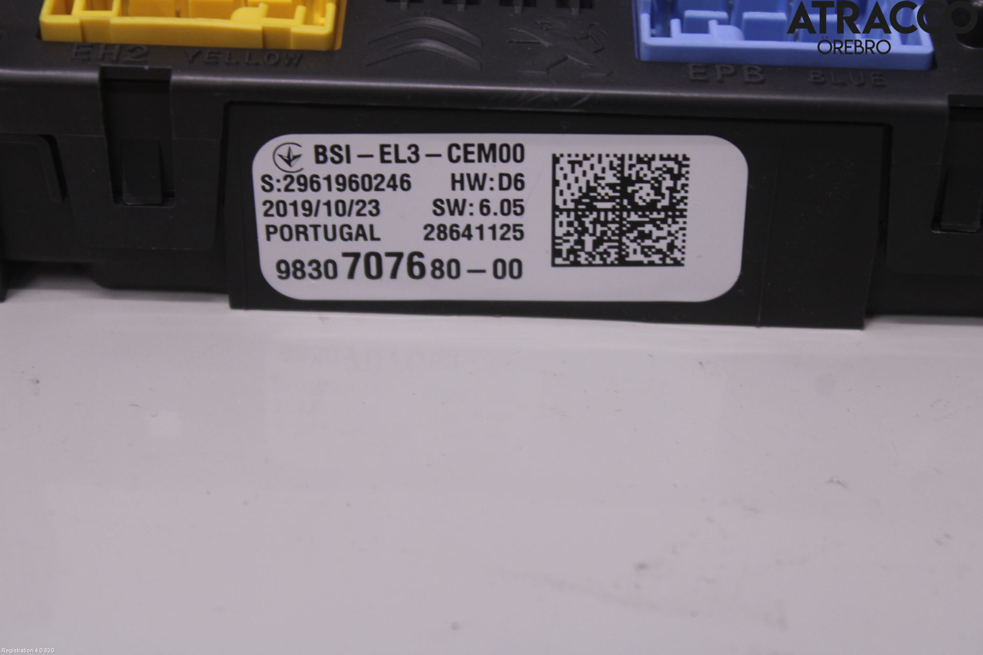 Peugeot RIFTER/E-RIFTER 19- Säkringsdosa-Elcentral