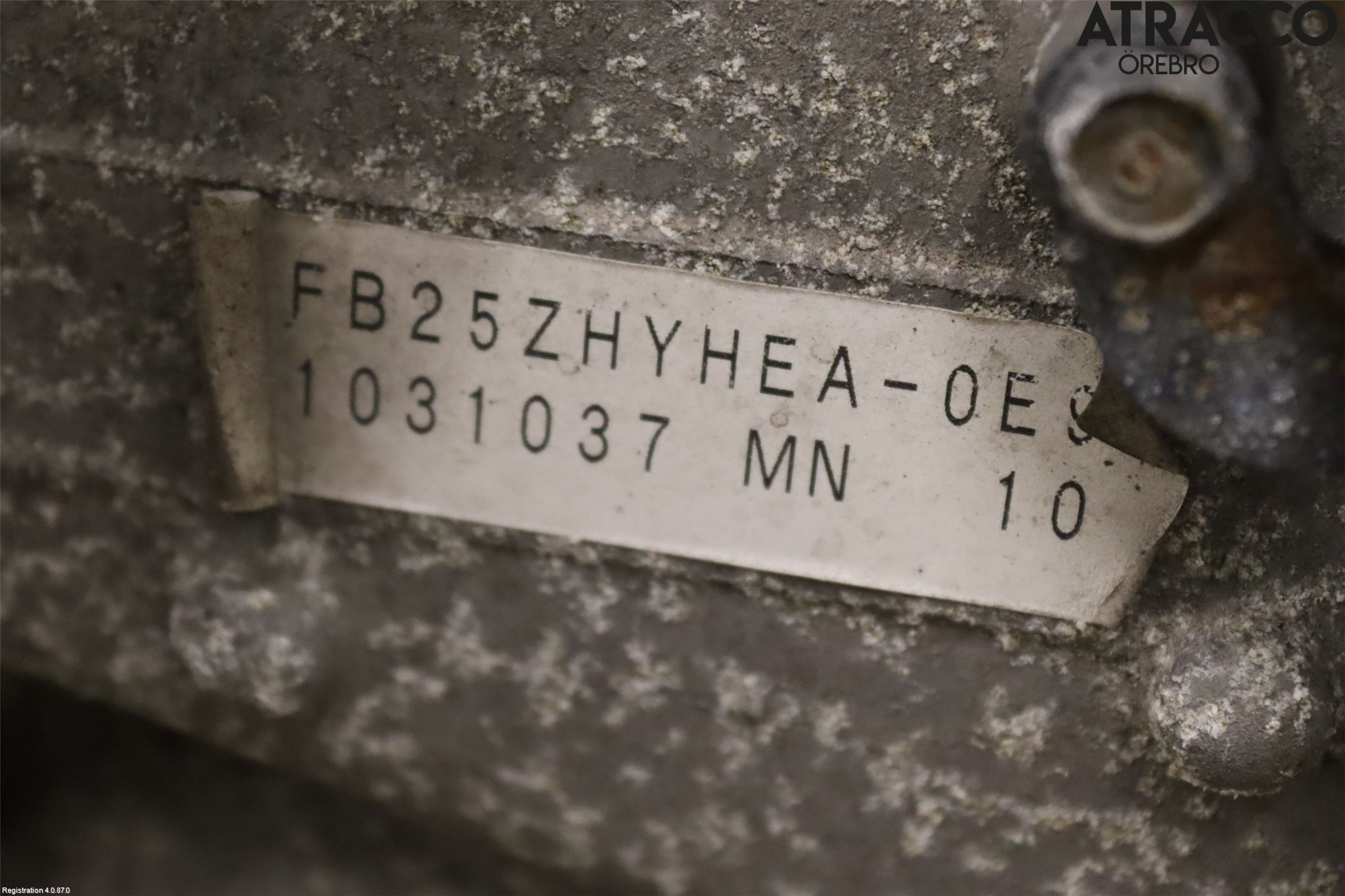 Subaru LEGACY 10-14 Motor Bensin