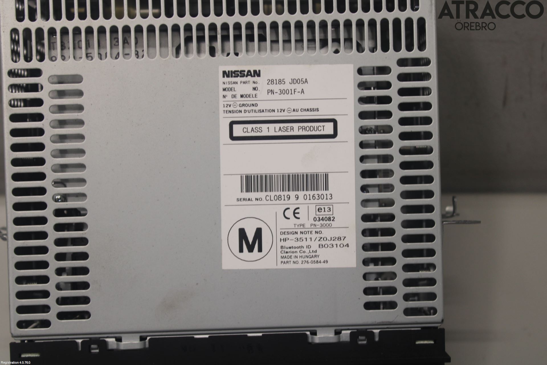 Nissan QASHQAI   07-10 Cd Radio - Multimediapanel