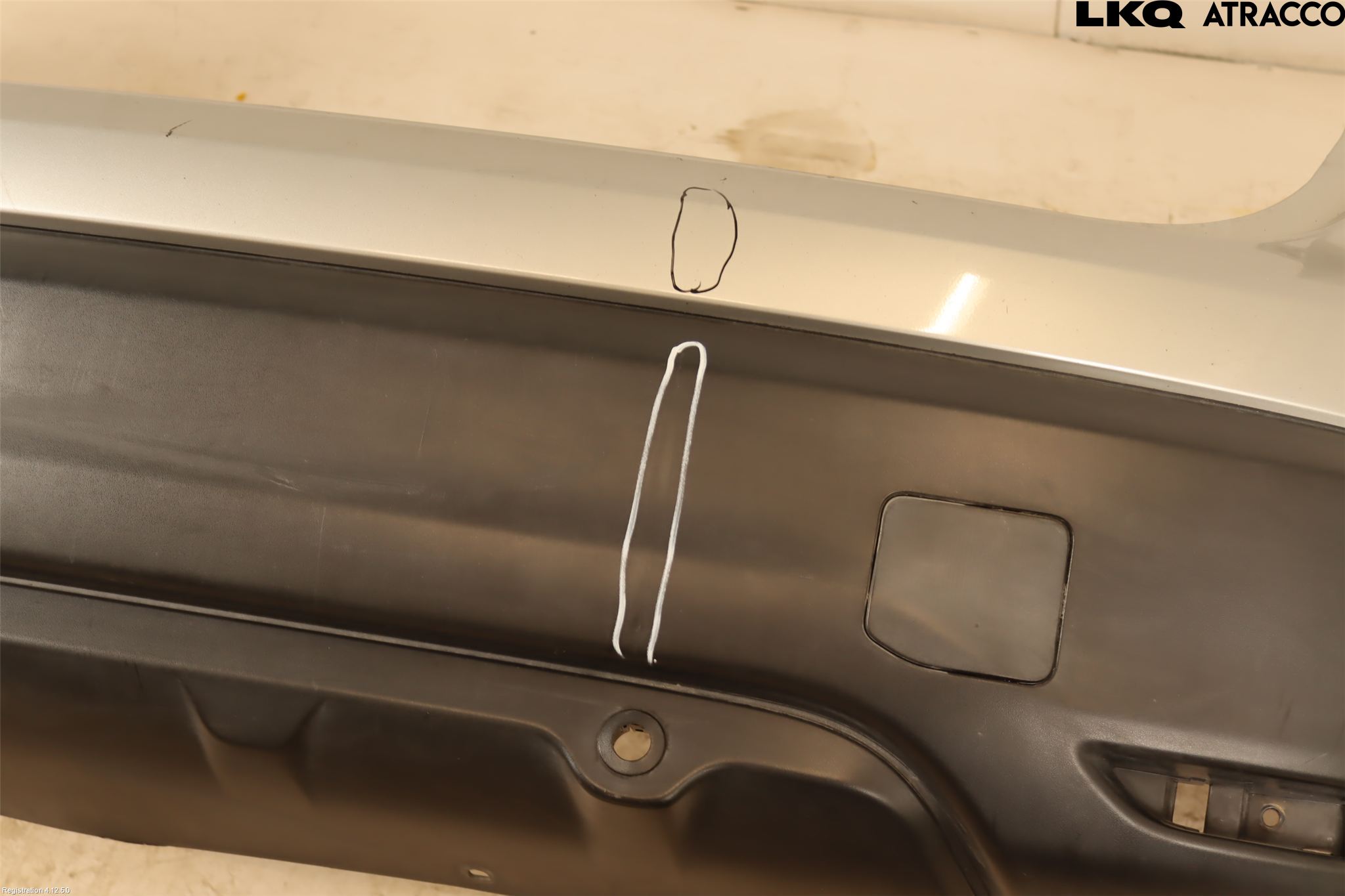Nissan QASHQAI 14-17 Stötfångarbeklädnad Bak