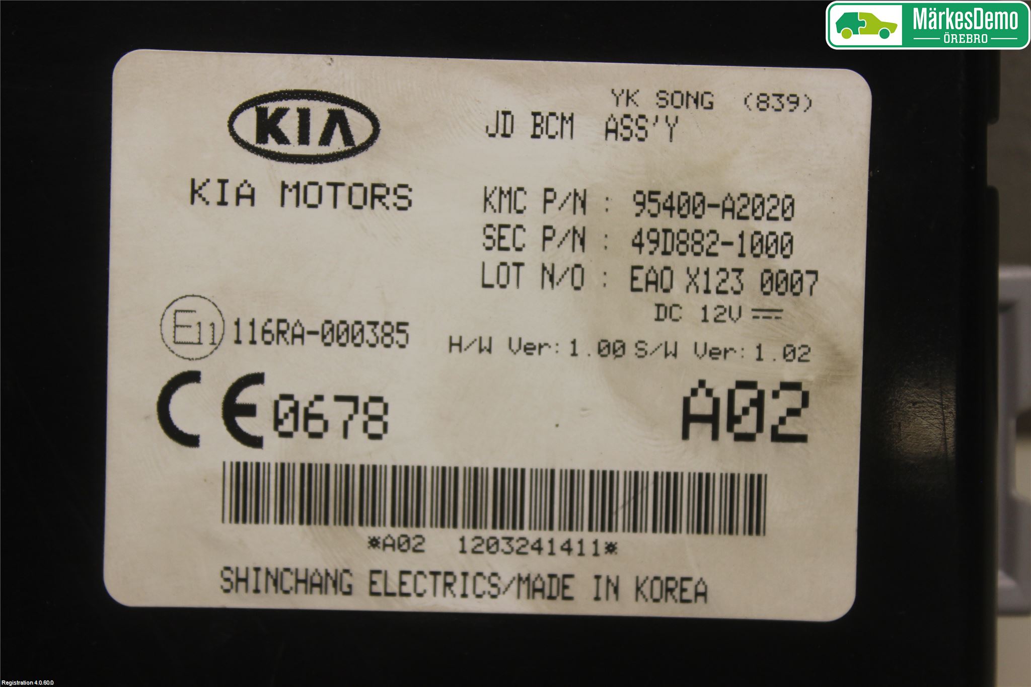 Kia CEED 12-18 Styrenhet Övrigt
