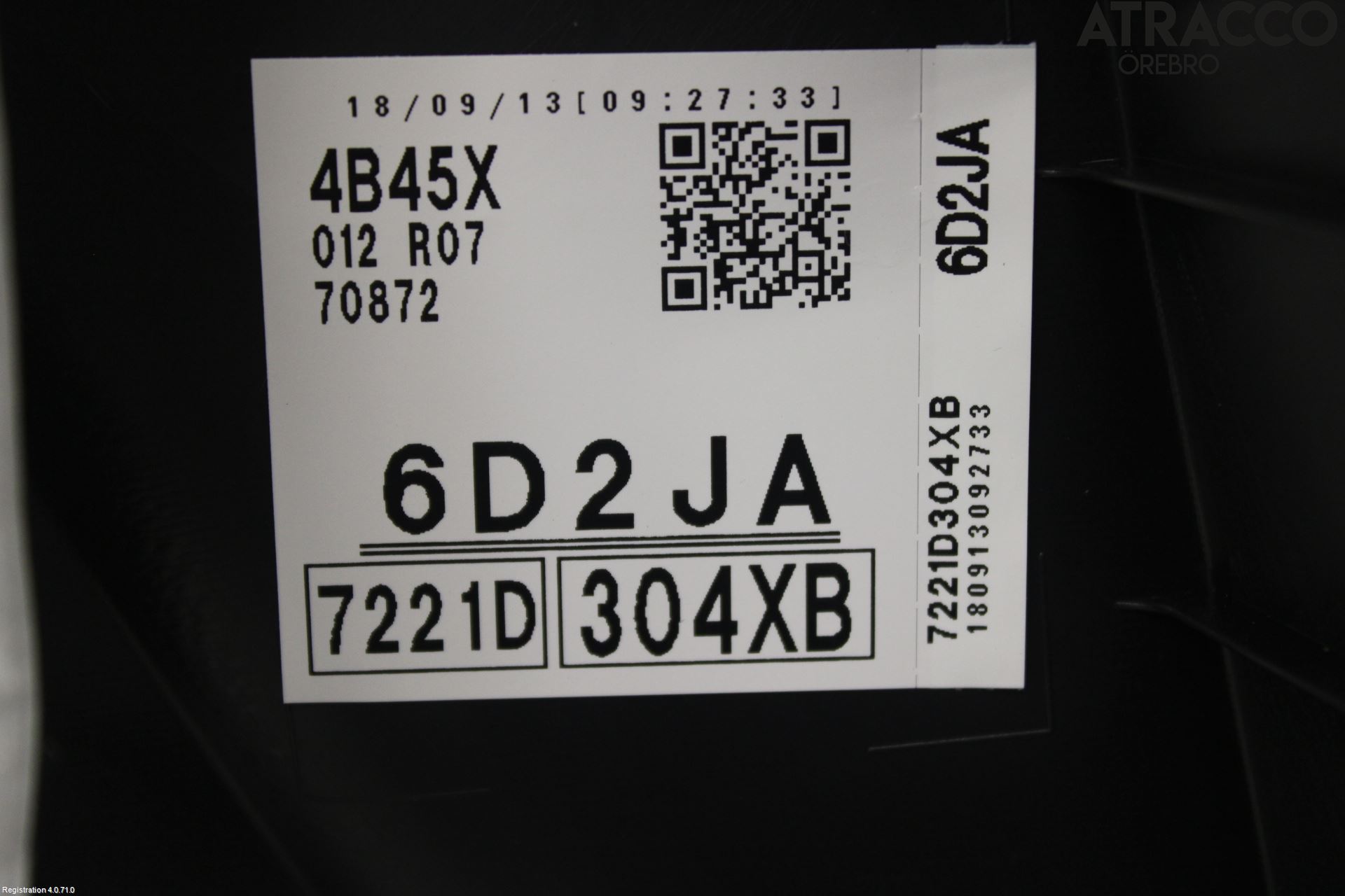 Mitsubishi OUTLANDER 13-21 Dörrklädsel Hö