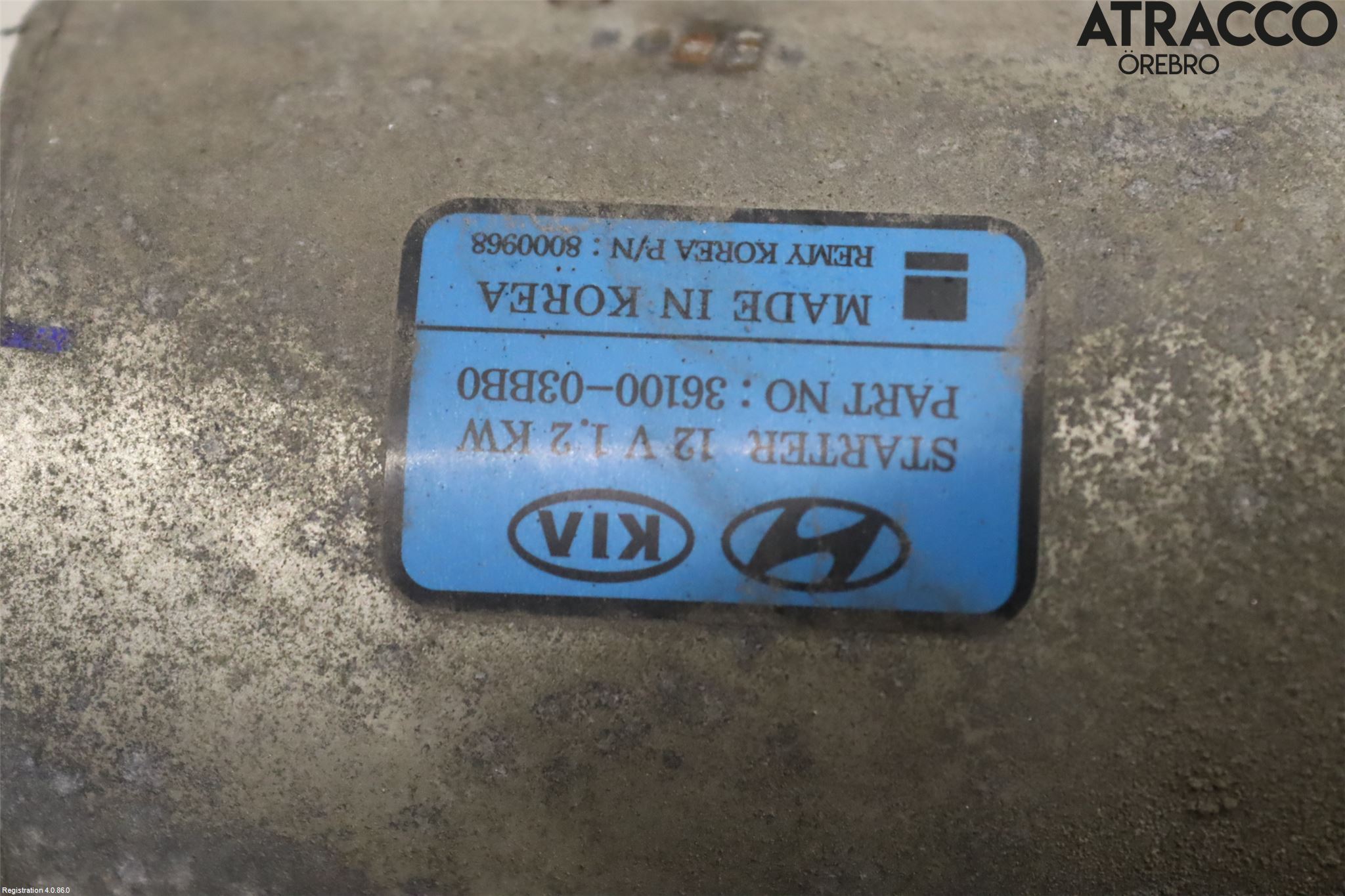 Kia RIO 12-16 Startmotor