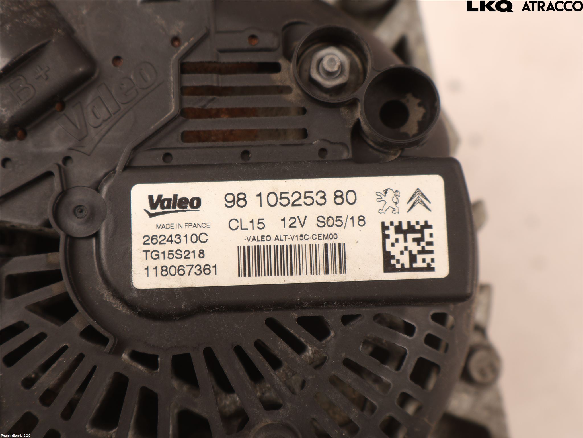 Citroen BERLINGO 08-18 Generator