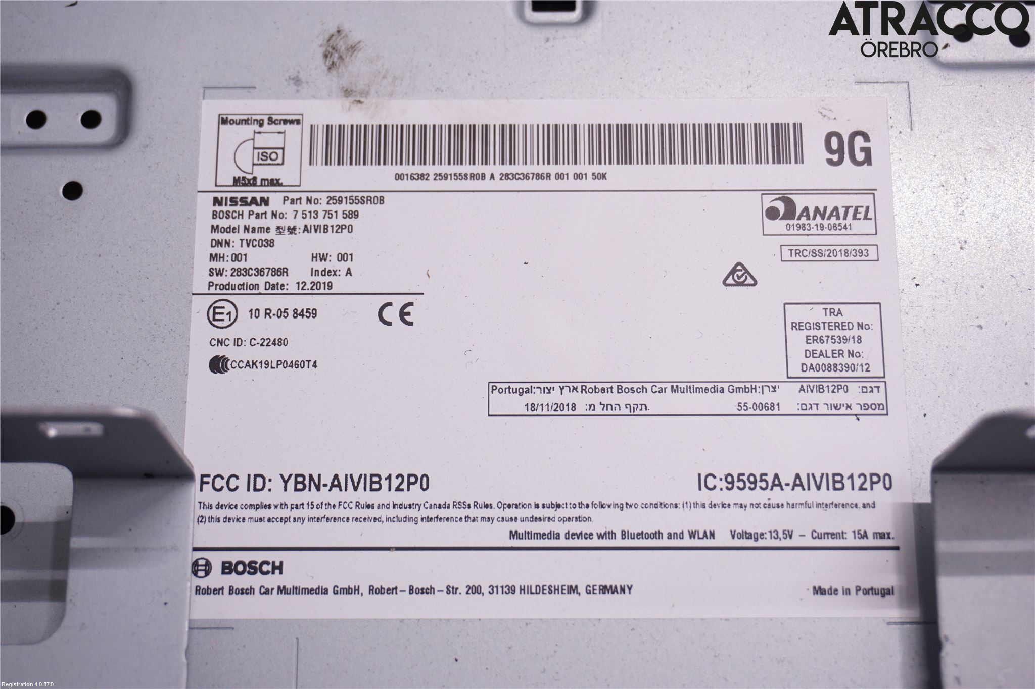 Nissan LEAF 18- Gps Navigator